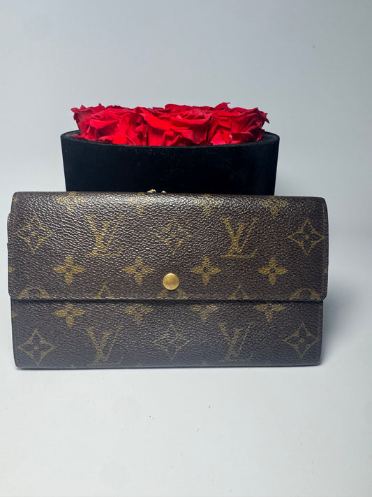Louis Vuitton Sarah Monogram Long Snap Wallet