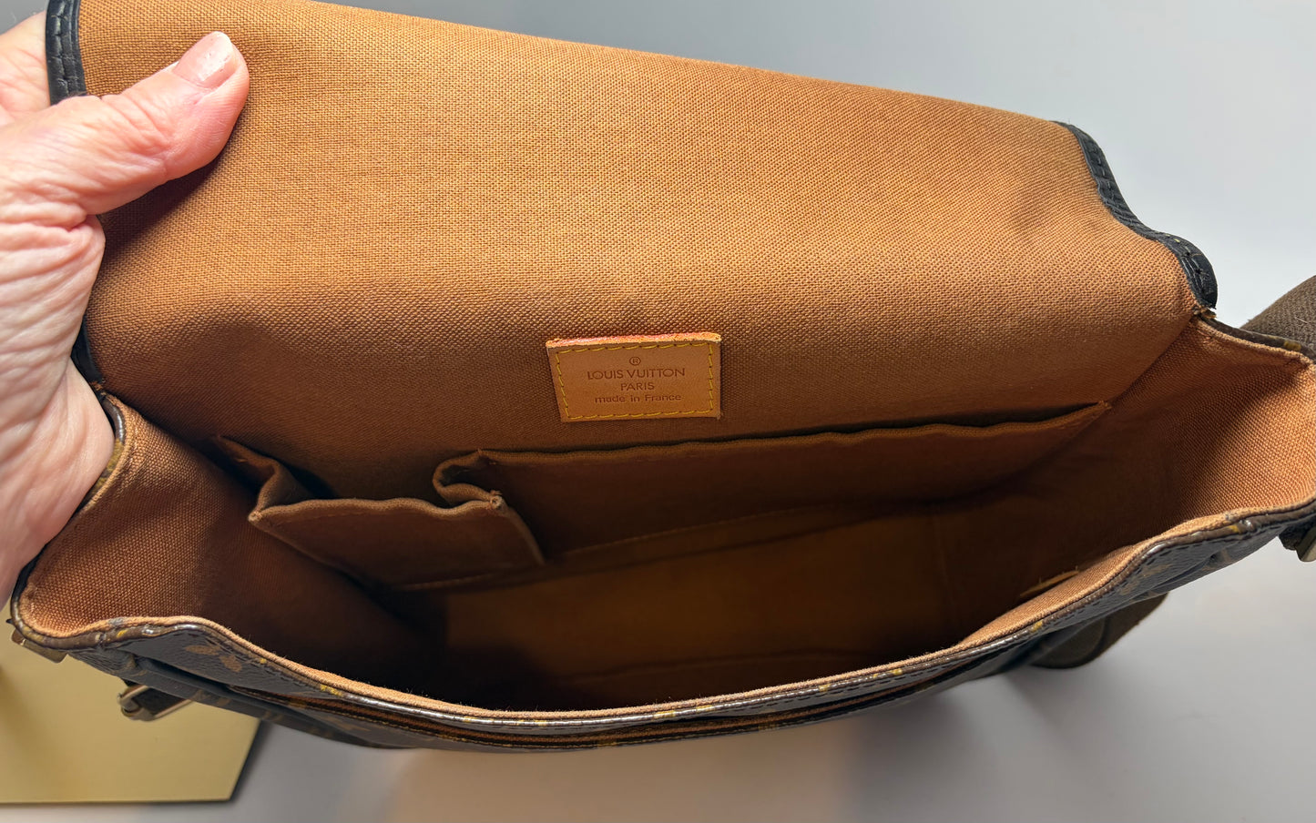 Louis Vuitton Bosphore PM Messenger Bag Macassar Monogram