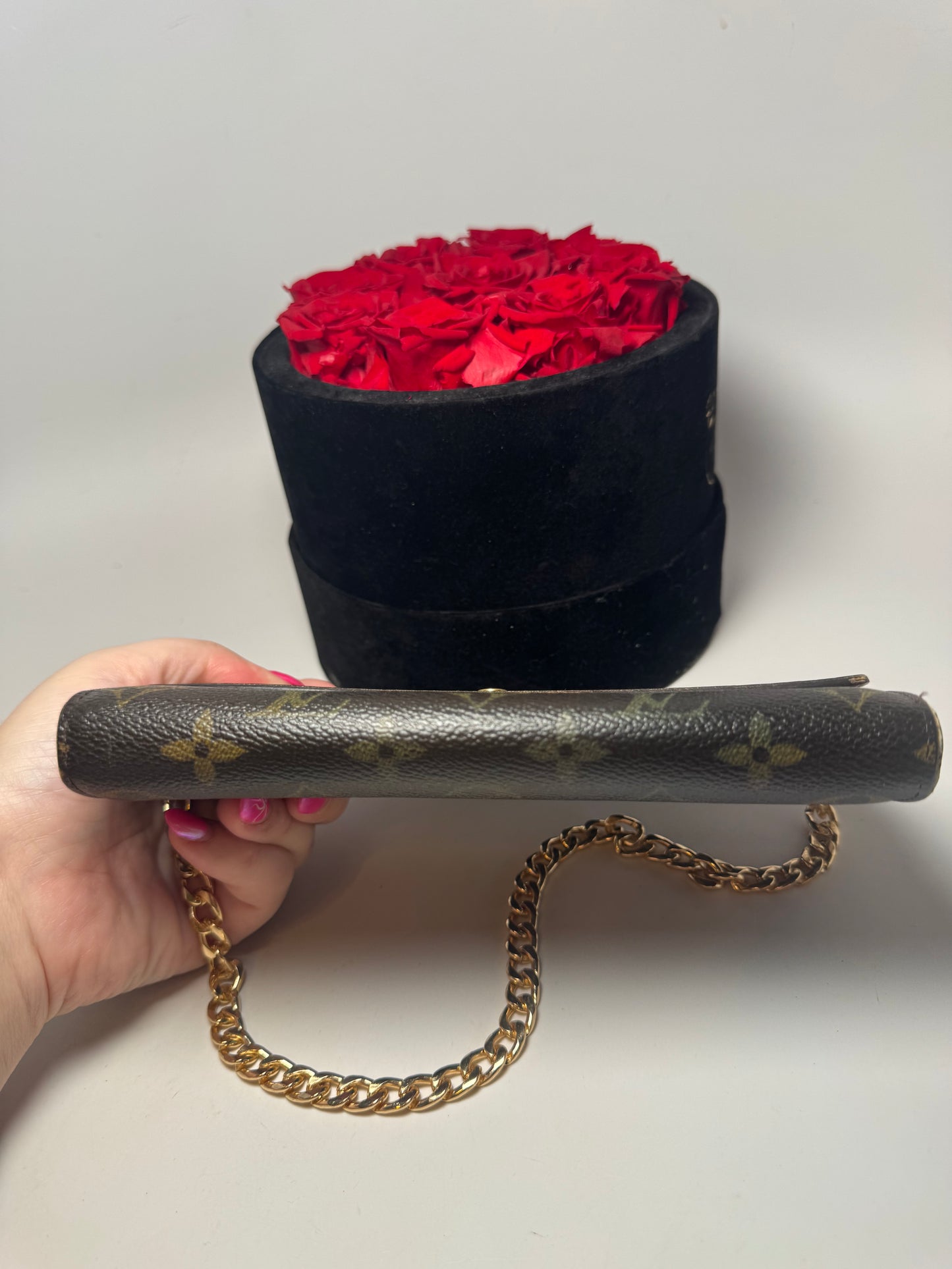 Louis Vuitton Sarah Monogram Wallet on Chain