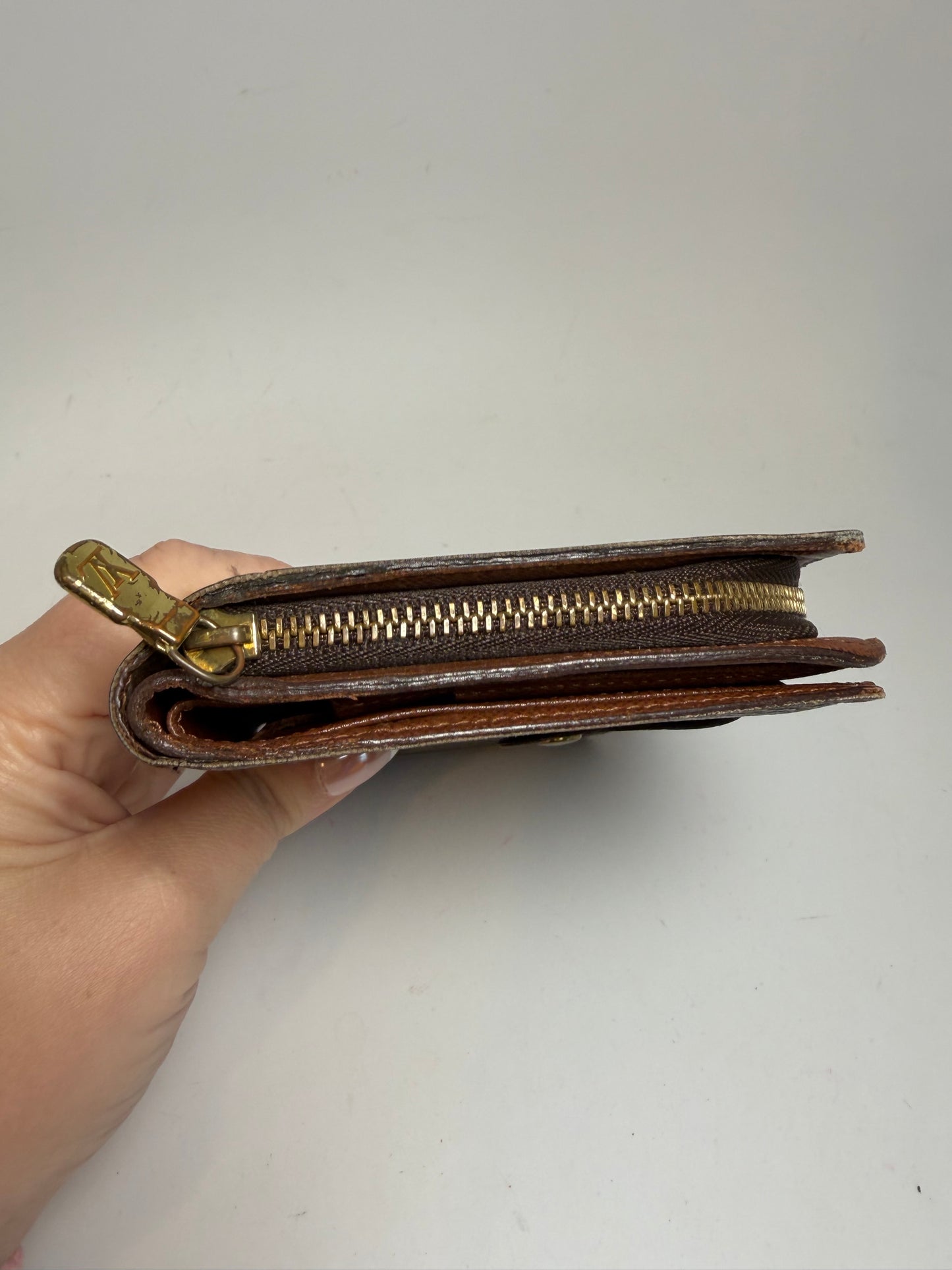 Louis Vuitton Porte Papier Passport Wallet Monogram