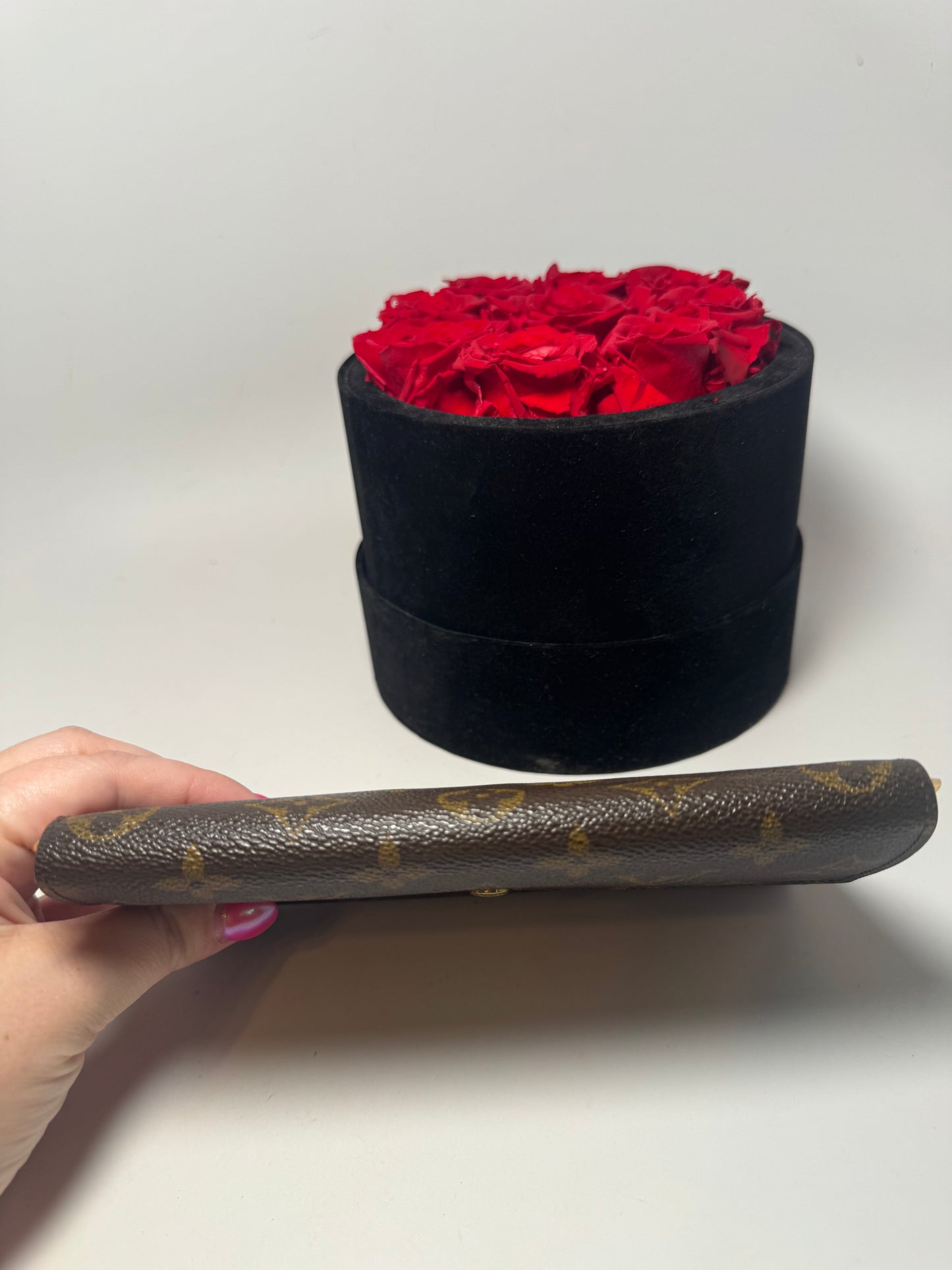 Louis Vuitton Sarah Trifold Monogram Wallet on Chain