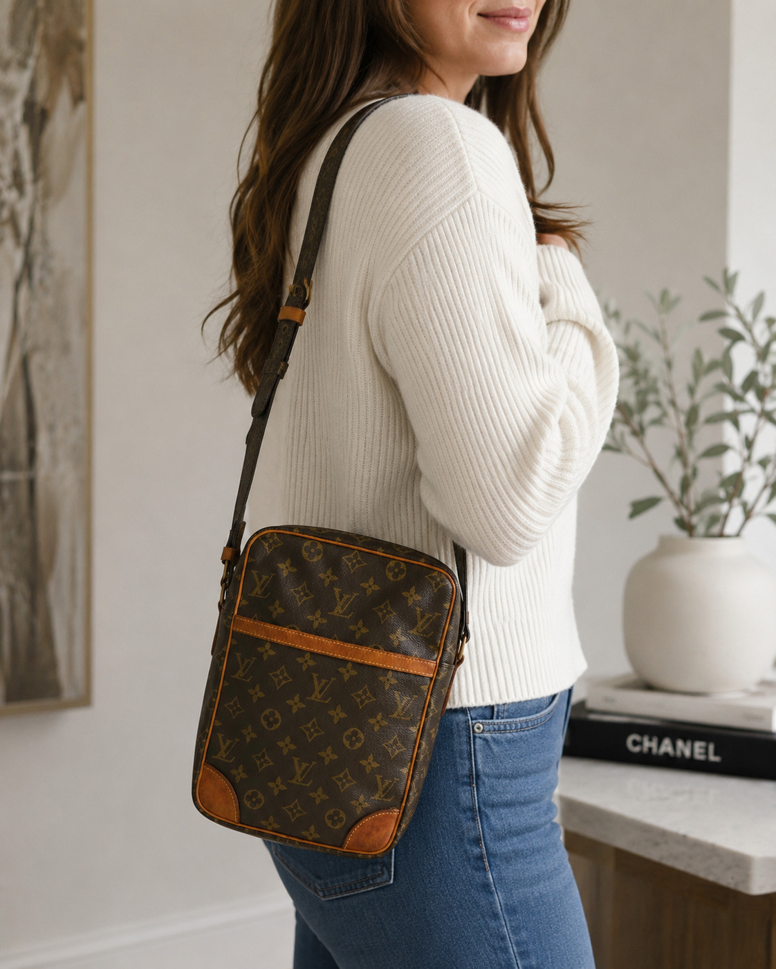 Louis Vuitton Danube GM Monogram Shoulder Bag