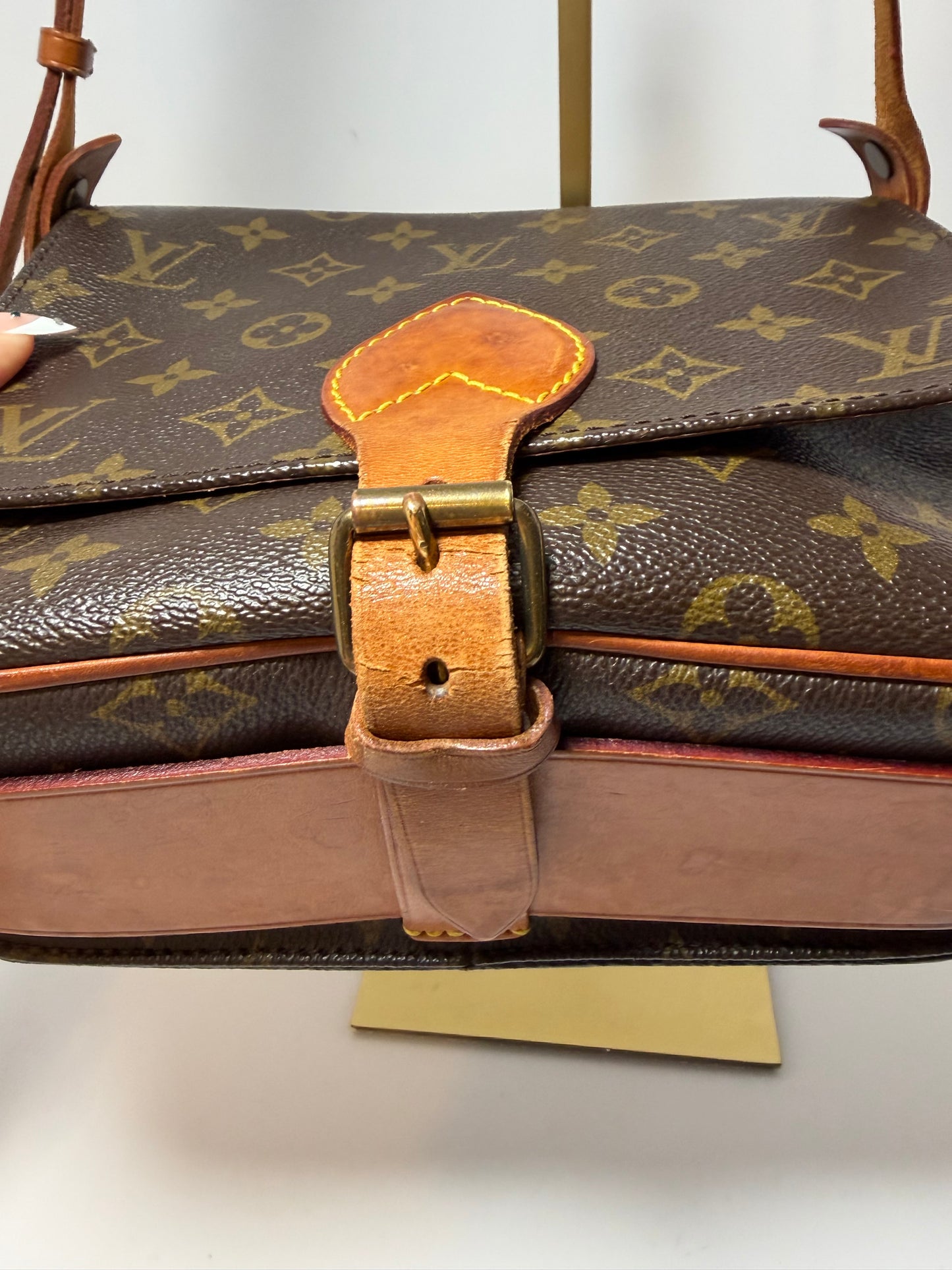 Louis Vuitton Cartouchière MM Monogram Crossbody & Shoulder Bag