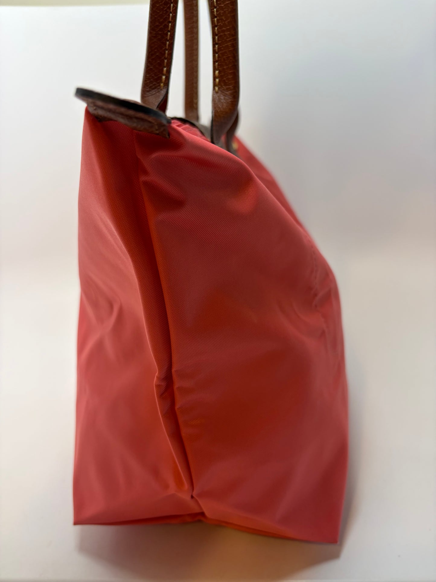 Longchamp Le Pliage Strawberry Pink Tote Medium