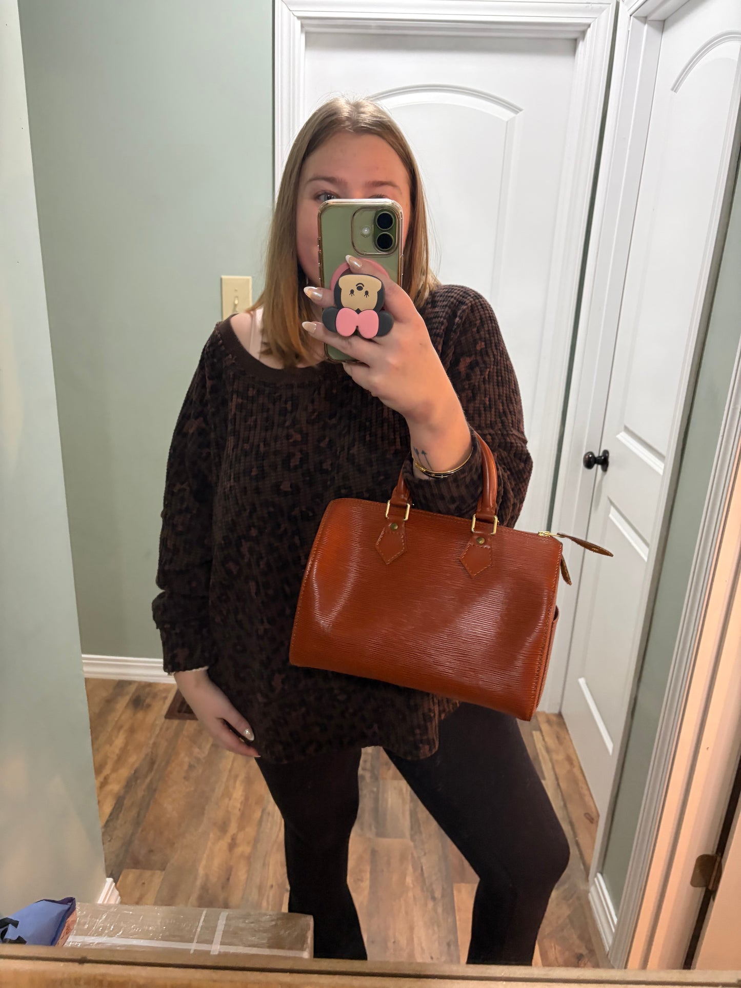 Louis Vuitton Speedy 25 Kenyan Fawn Epi Leather w/Entrupy Certificate