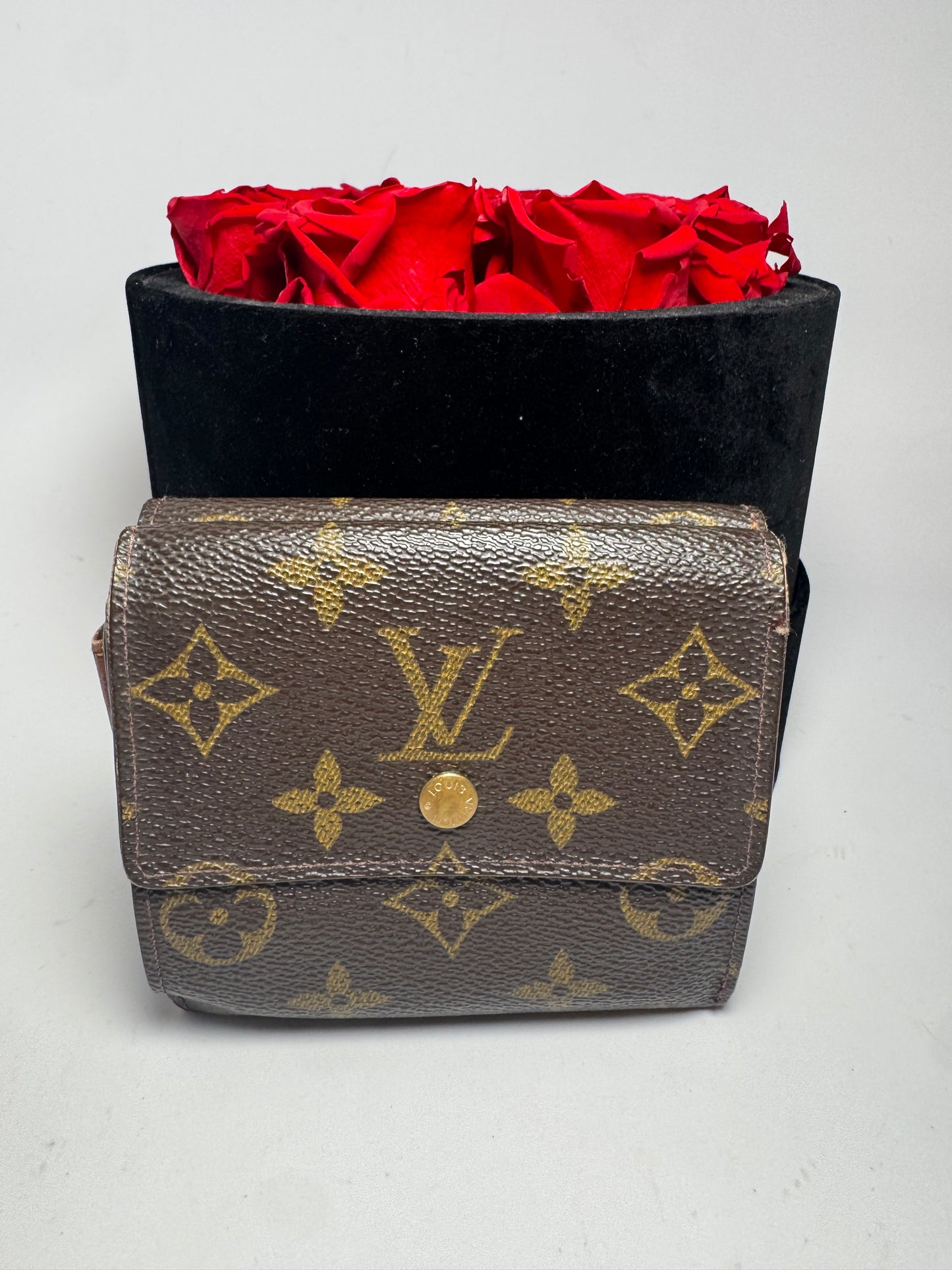 Louis Vuitton Elise Compact Monogram Wallet Made in France May 2000