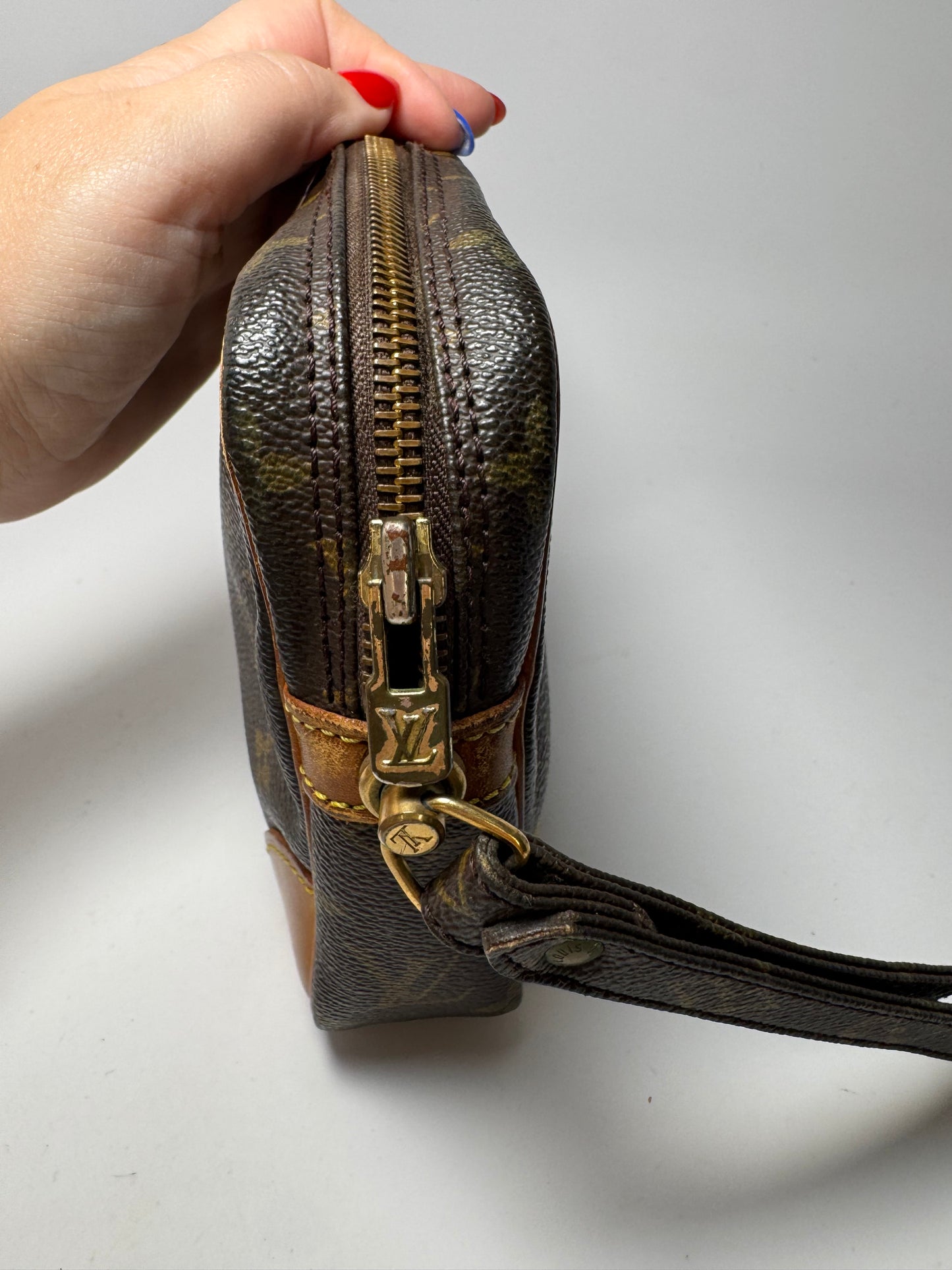 Louis Vuitton Marly Draggone Clutch/Wristlet in Monogram