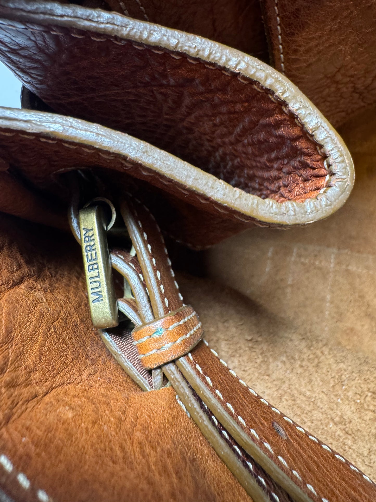 Mulberry Bayswater Satchel in Tooled Oak