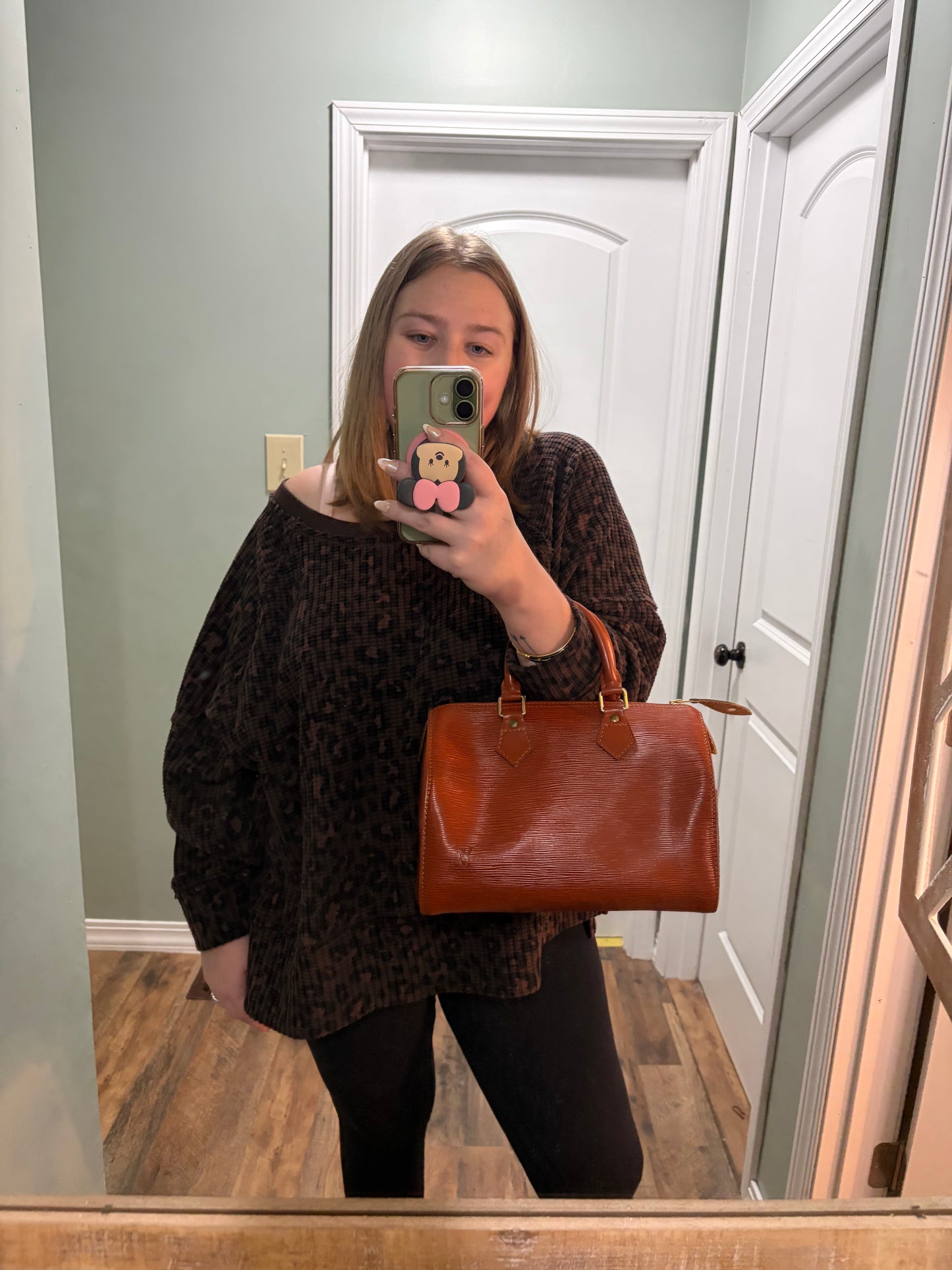 Louis Vuitton Speedy 25 Kenyan Fawn Epi Leather w/Entrupy Certificate