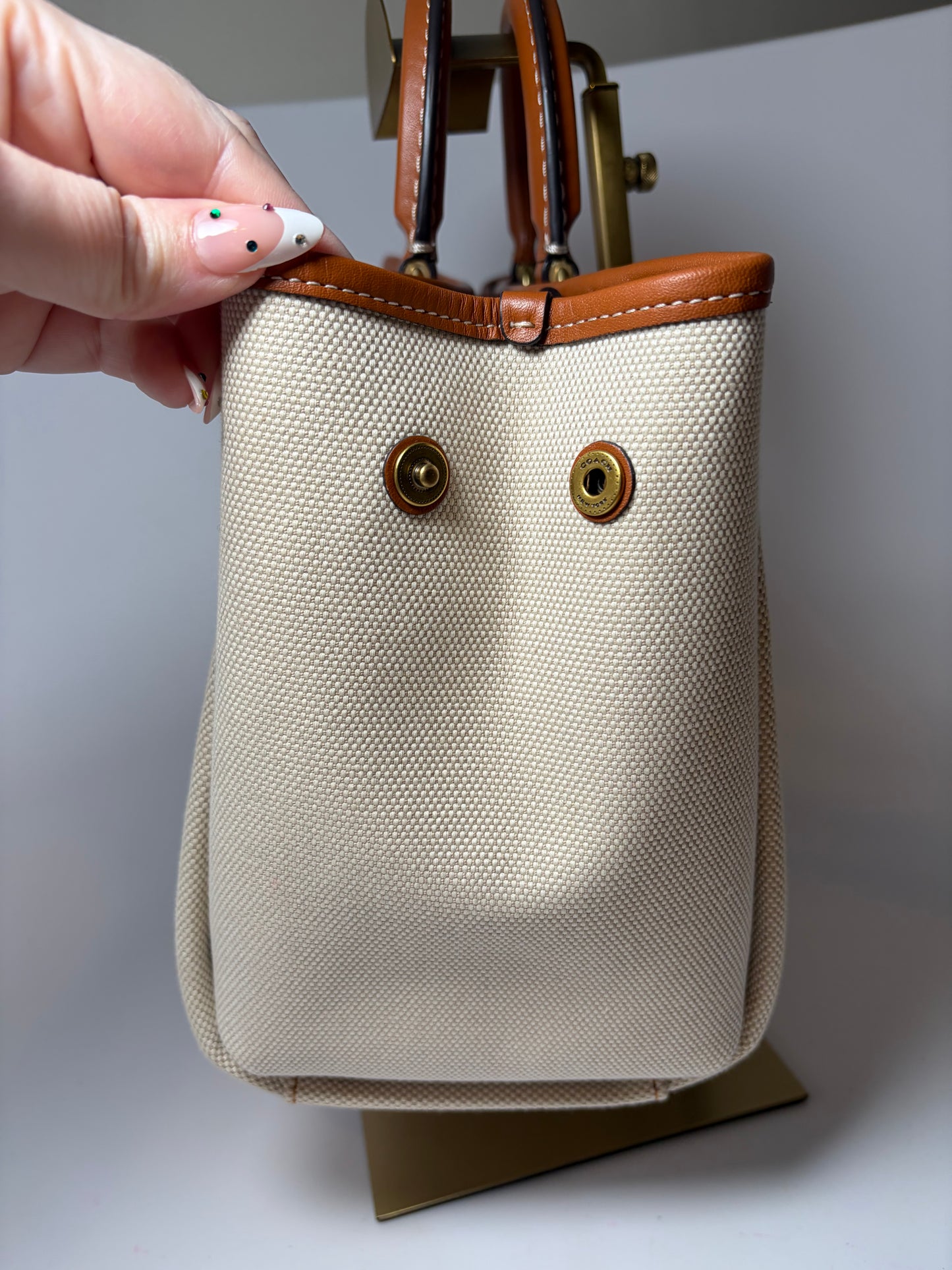 Coach Reese 28 Tote/Shoulder Bag in Natural