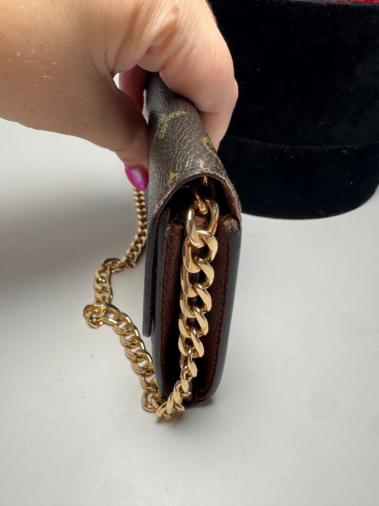 Louis Vuitton Sarah Monogram Wallet on Chain