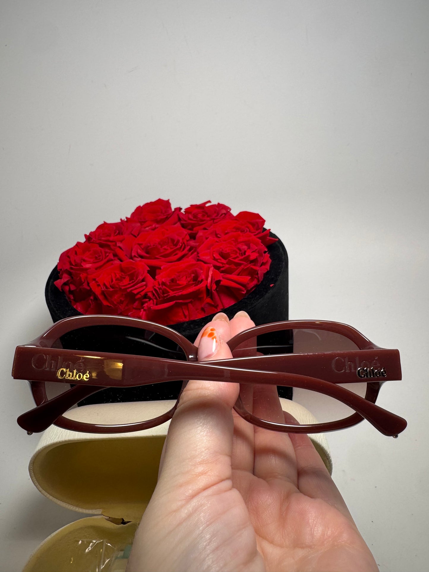 Chloé Burgundy Sunglasses- Small