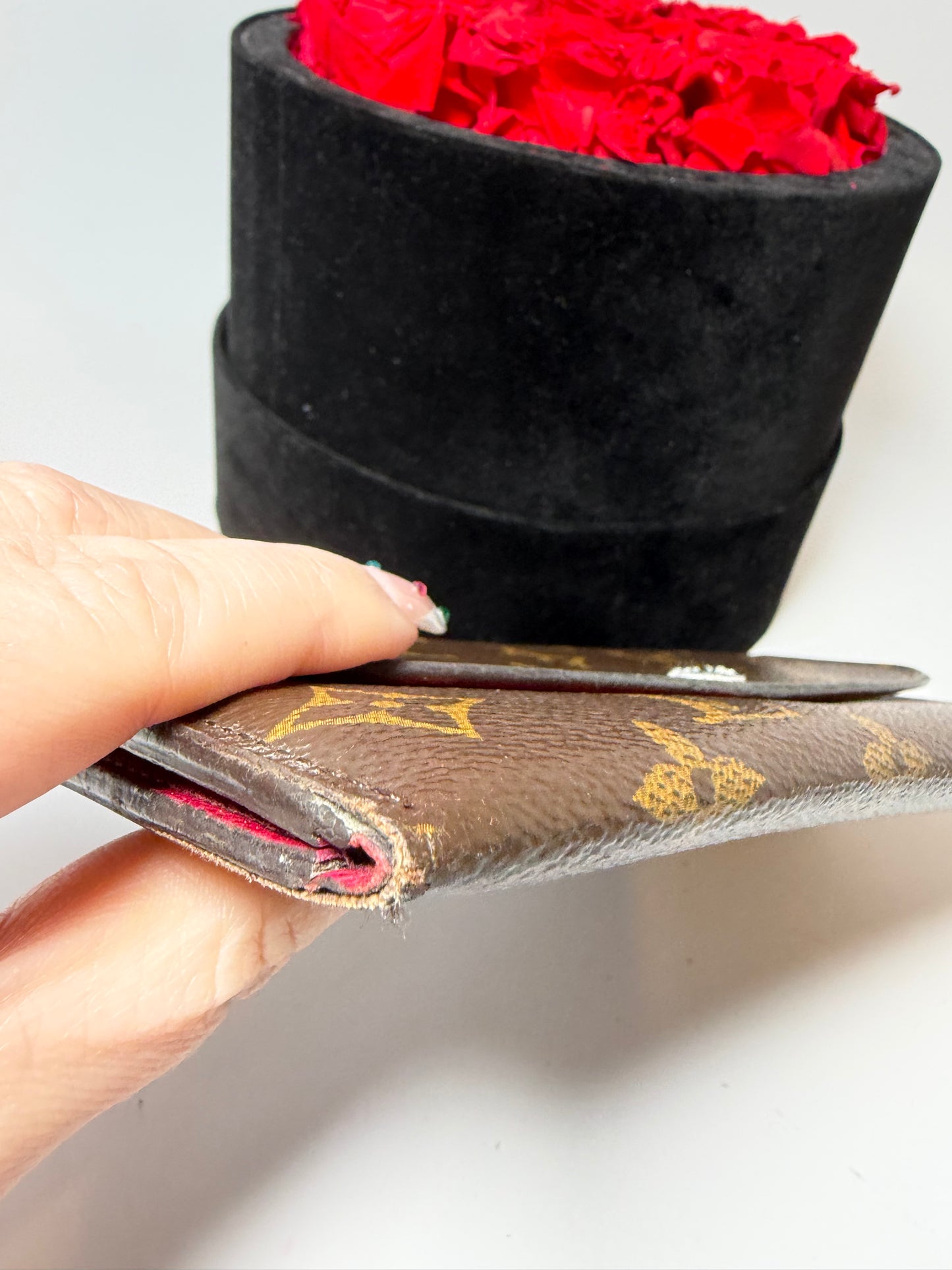 Louis Vuitton Emilie Raspberry Red Monogram Wallet