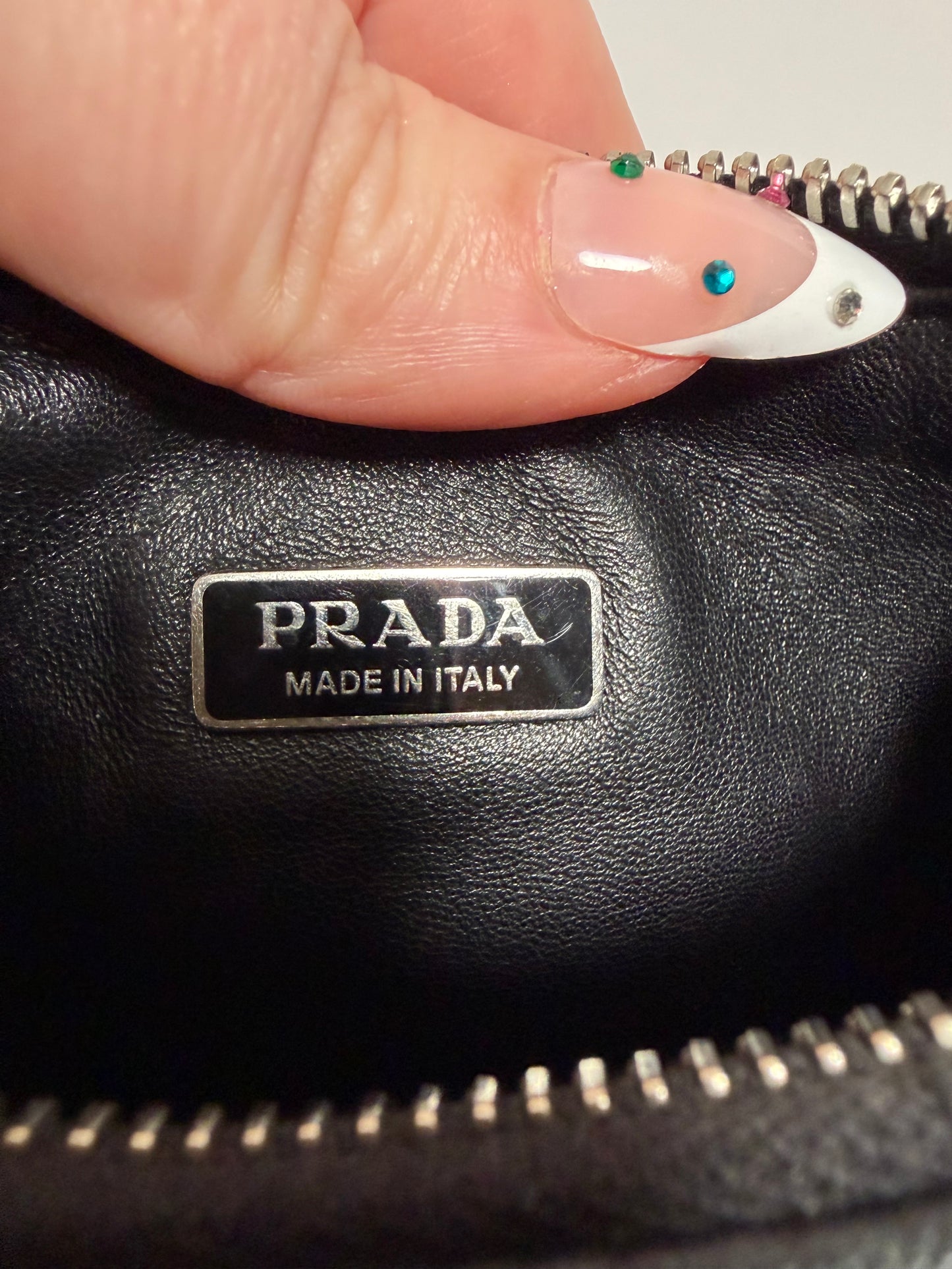 Prada Re-Edition 2005 Soft Padded Black Nappa (Lambskin) Leather Crossbody/Shoulder Bag