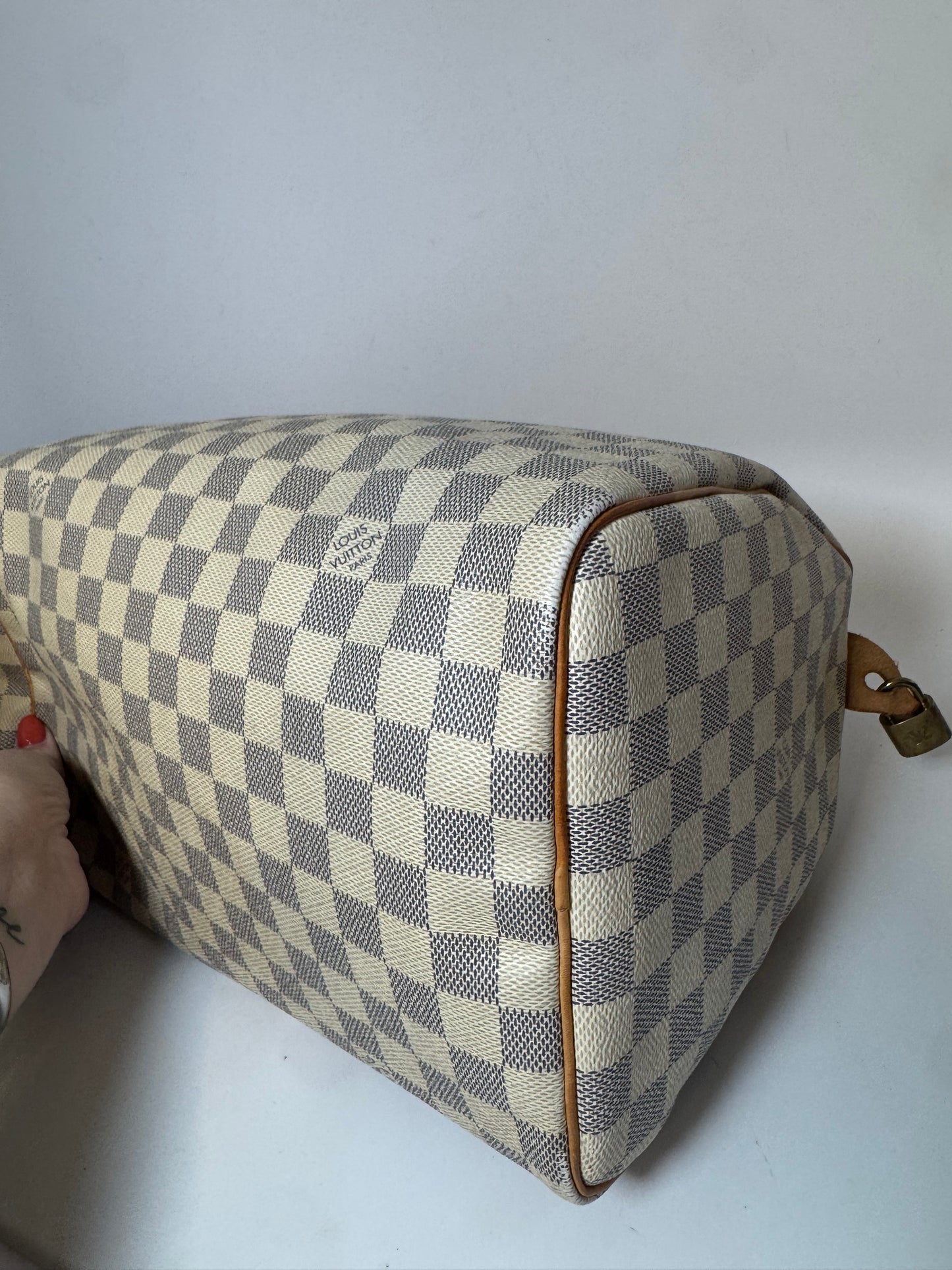 Louis Vuitton Speedy 30 Damier Azur- 2017