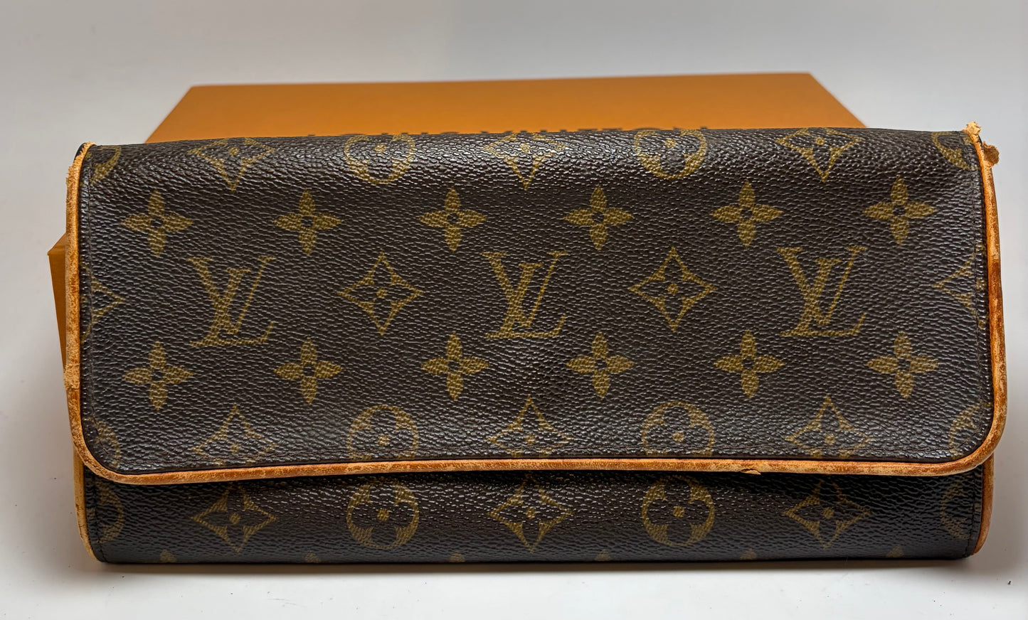 Louis Vuitton Monogram Pochette Twin GM Clutch FAIR condition