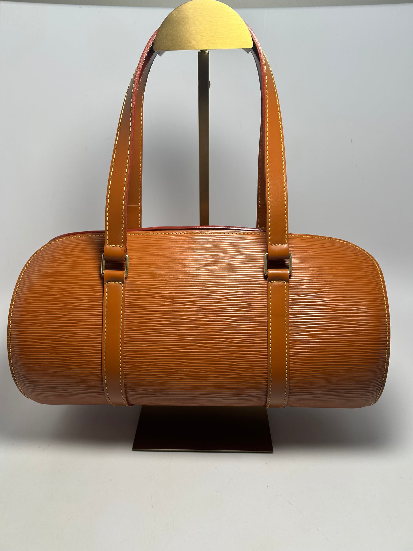 Louis Vuitton Soufflot Bag Epi Leather Barrel Bag