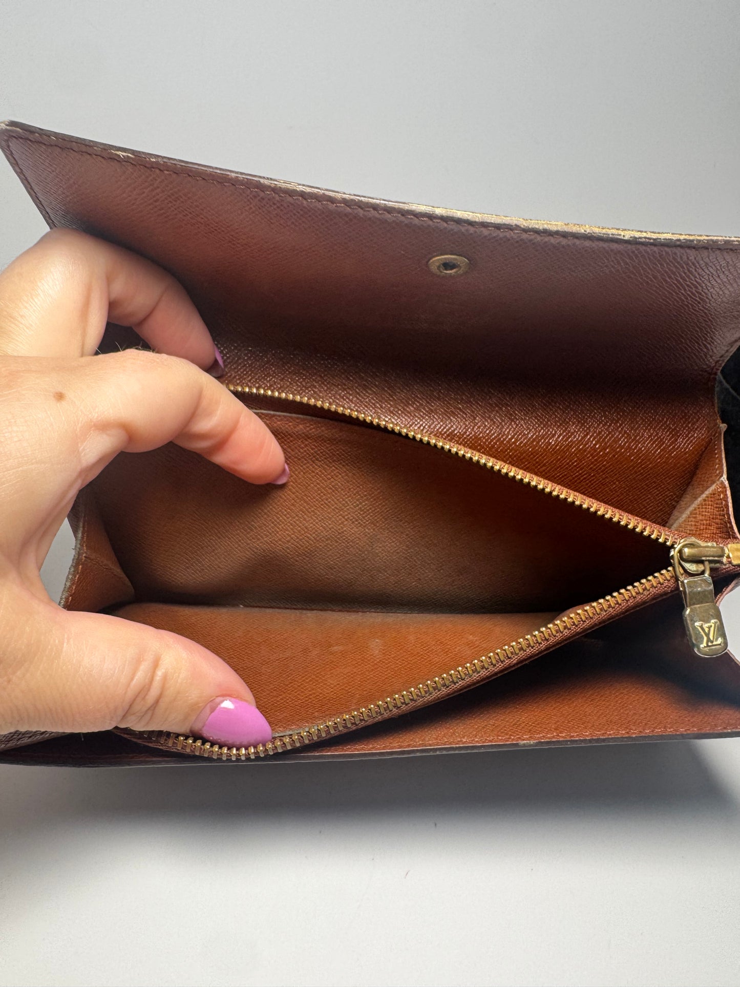 Louis Vuitton Sarah Monogram Wallet (Vintage- October 1991 in France)