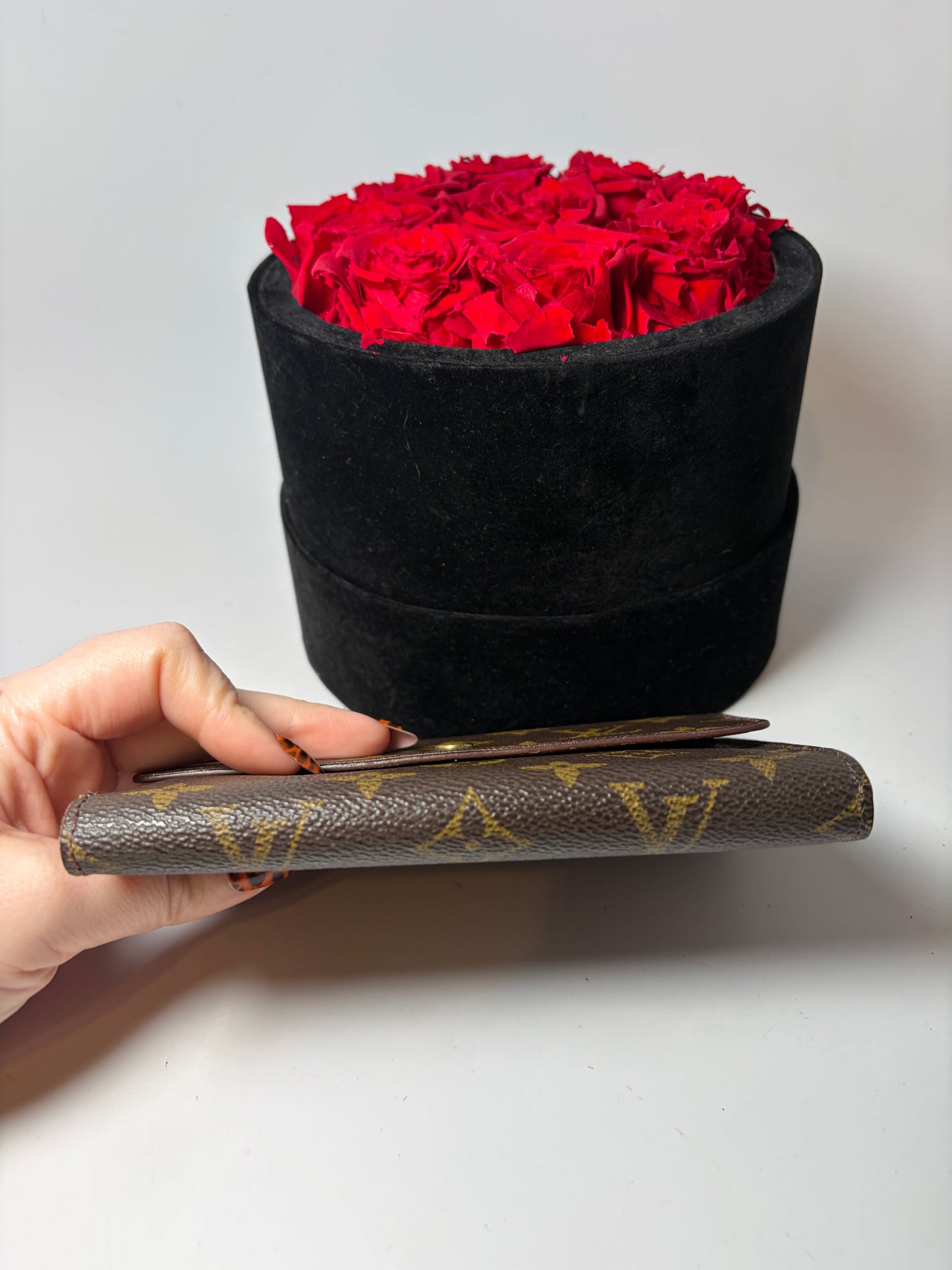 Louis Vuitton Porte Tressor Etui Papier Monogram Wallet