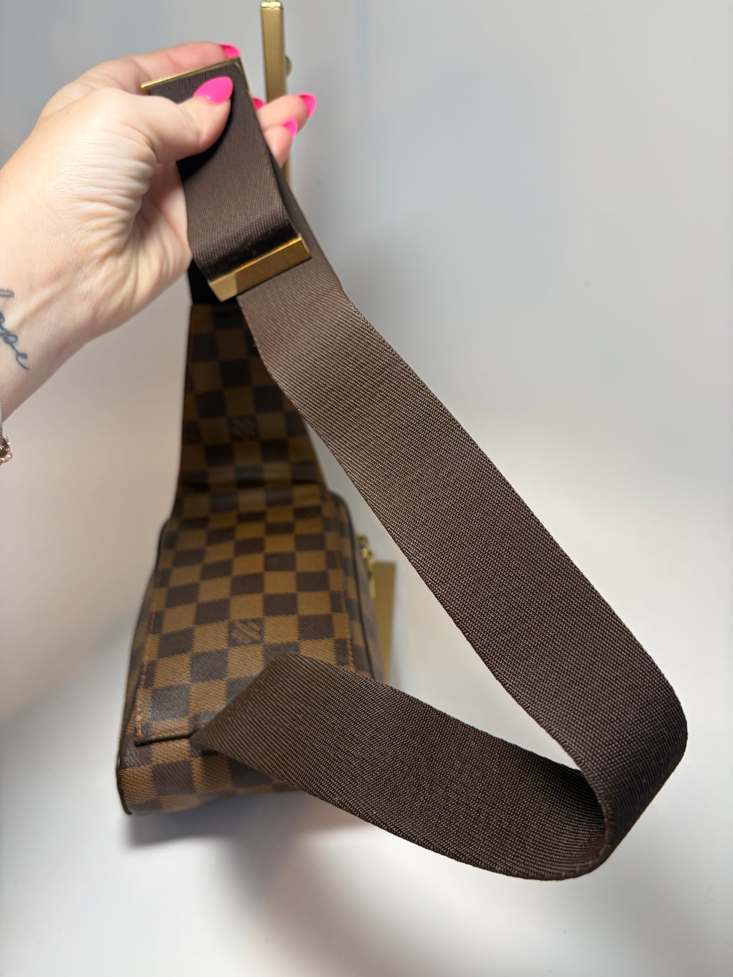 Louis Vuitton Damier Ebene Geronimo Bum Bag