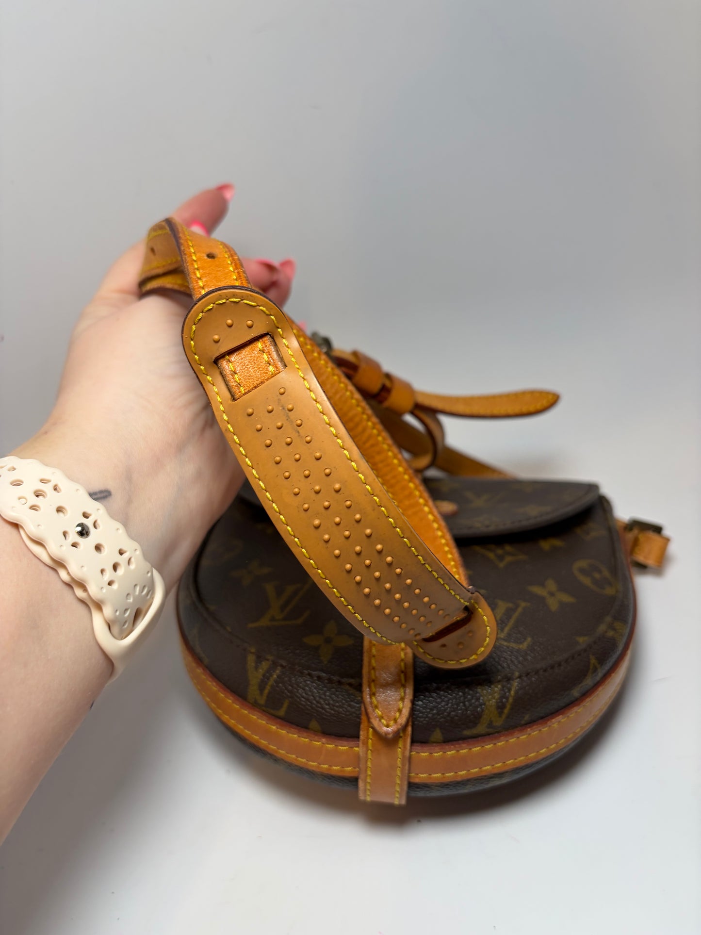 Louis Vuitton Chantilly PM Monogram Crossbody, Made in France