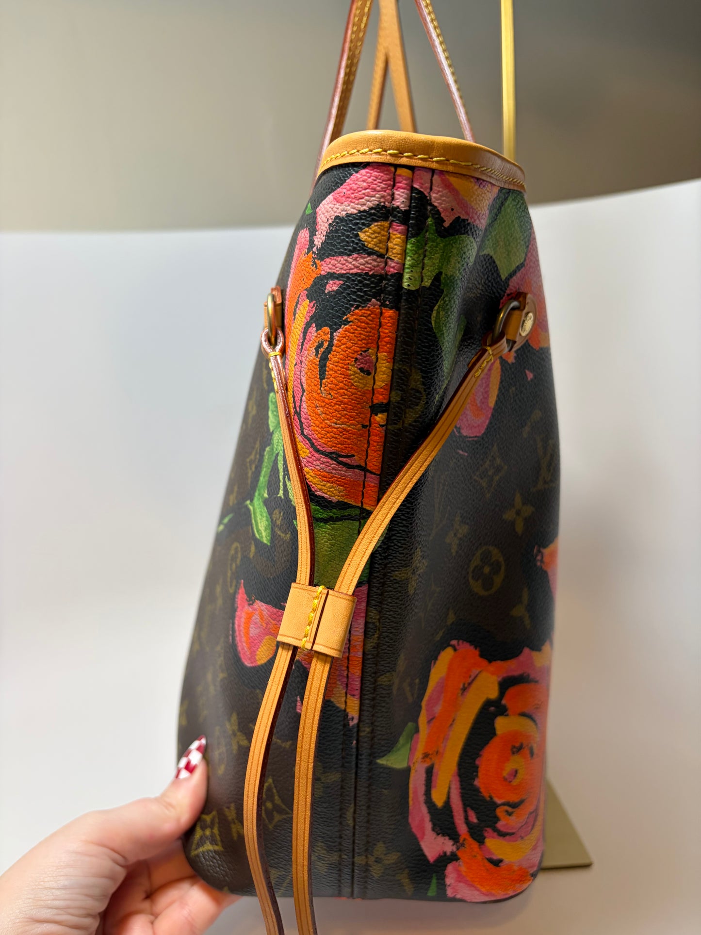 Louis Vuitton Neverfull MM Stephen Sprouse Roses Tote