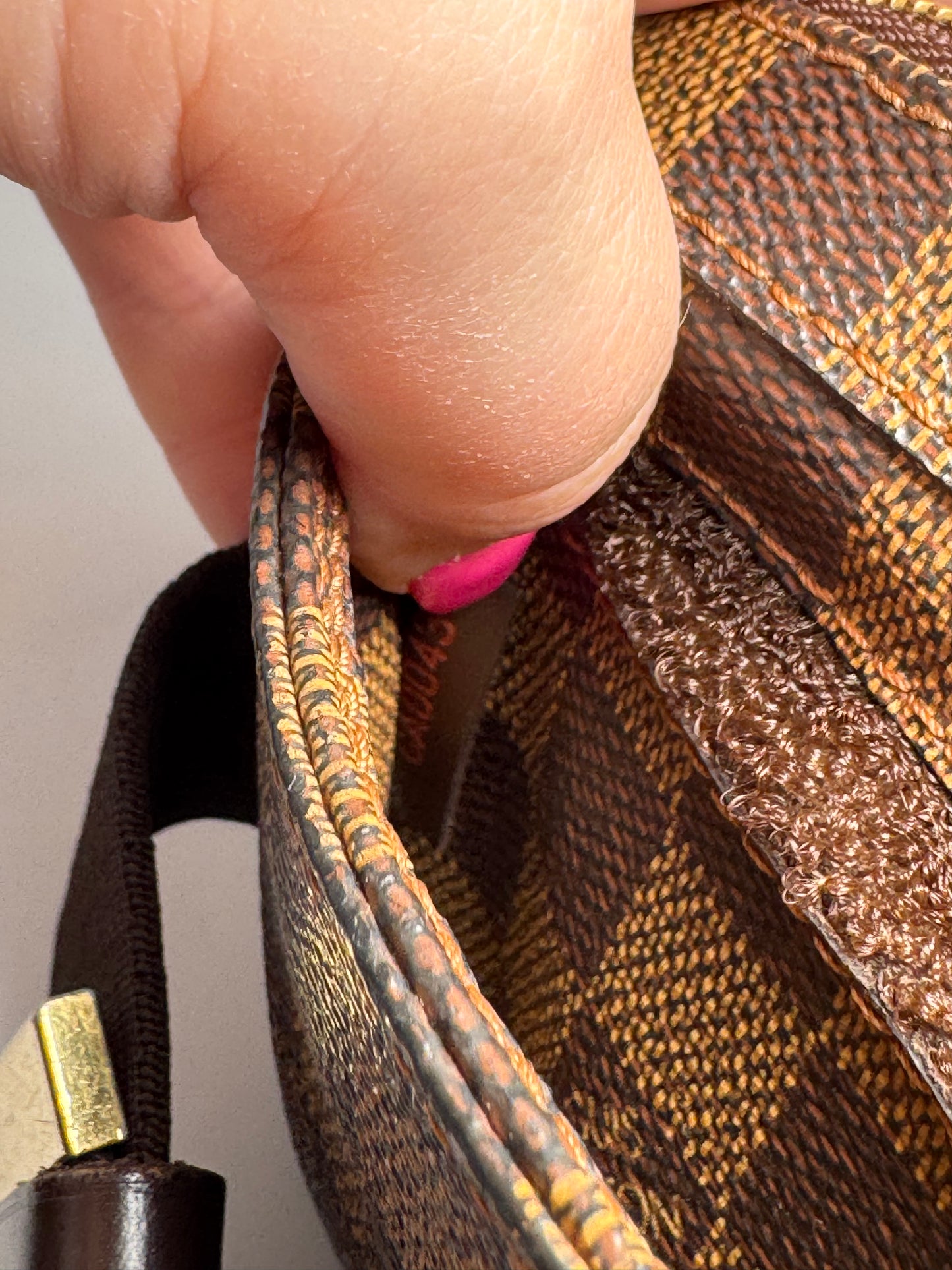 Louis Vuitton Geronimo Damier Ebene Bum Bag/Belt Bag