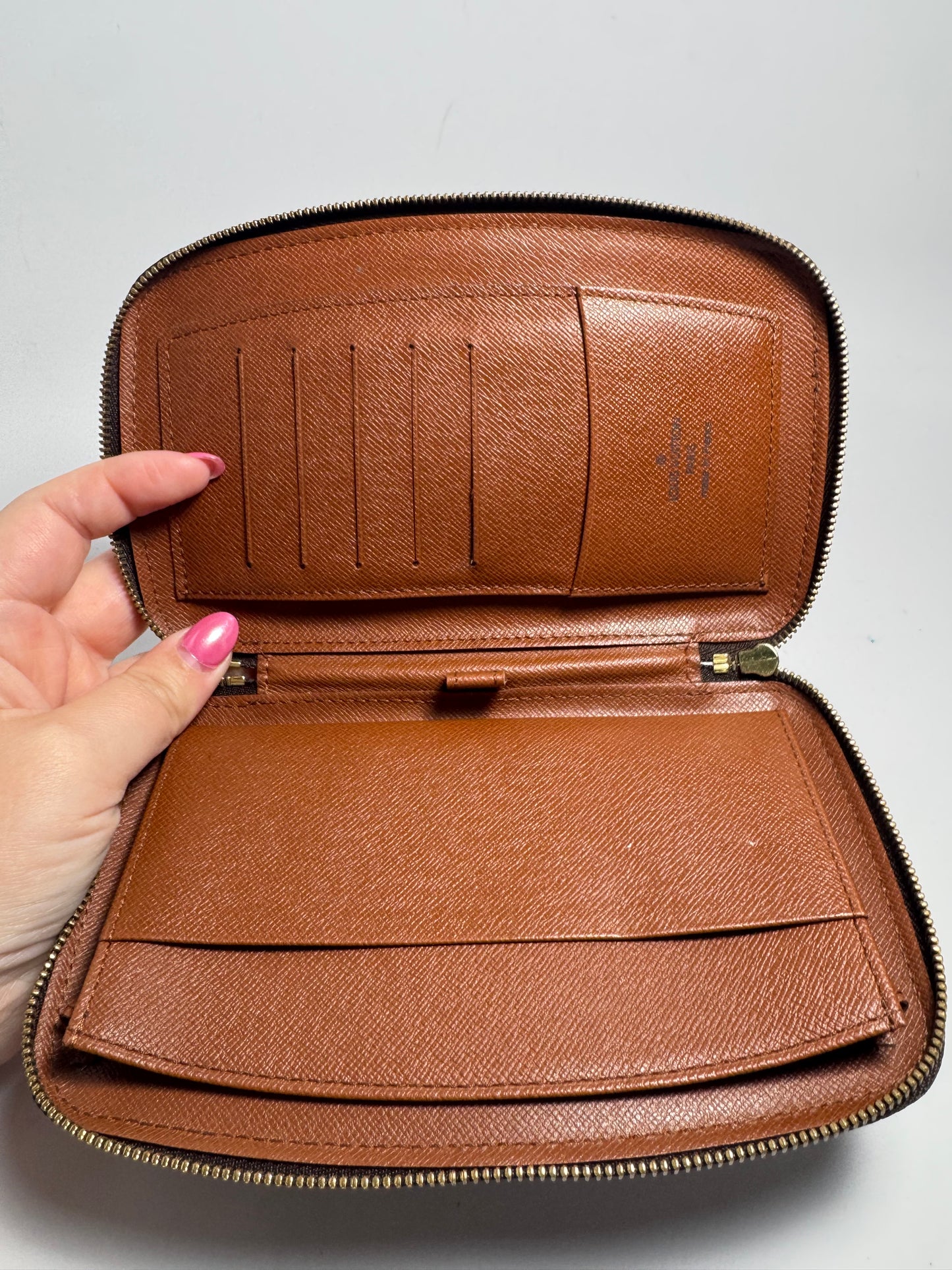 Louis Vuitton Monogram Geode Organizer Zippy Wallet- Fits IPhone