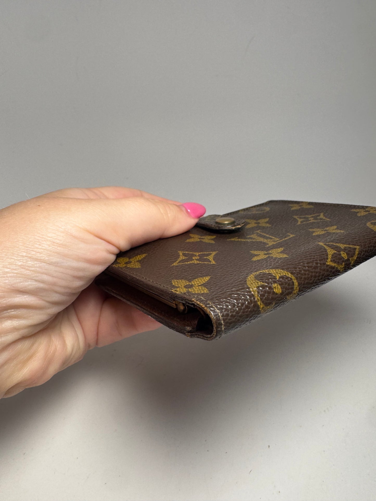 Louis Vuitton French Kiss Lock Monogram Compact Wallet