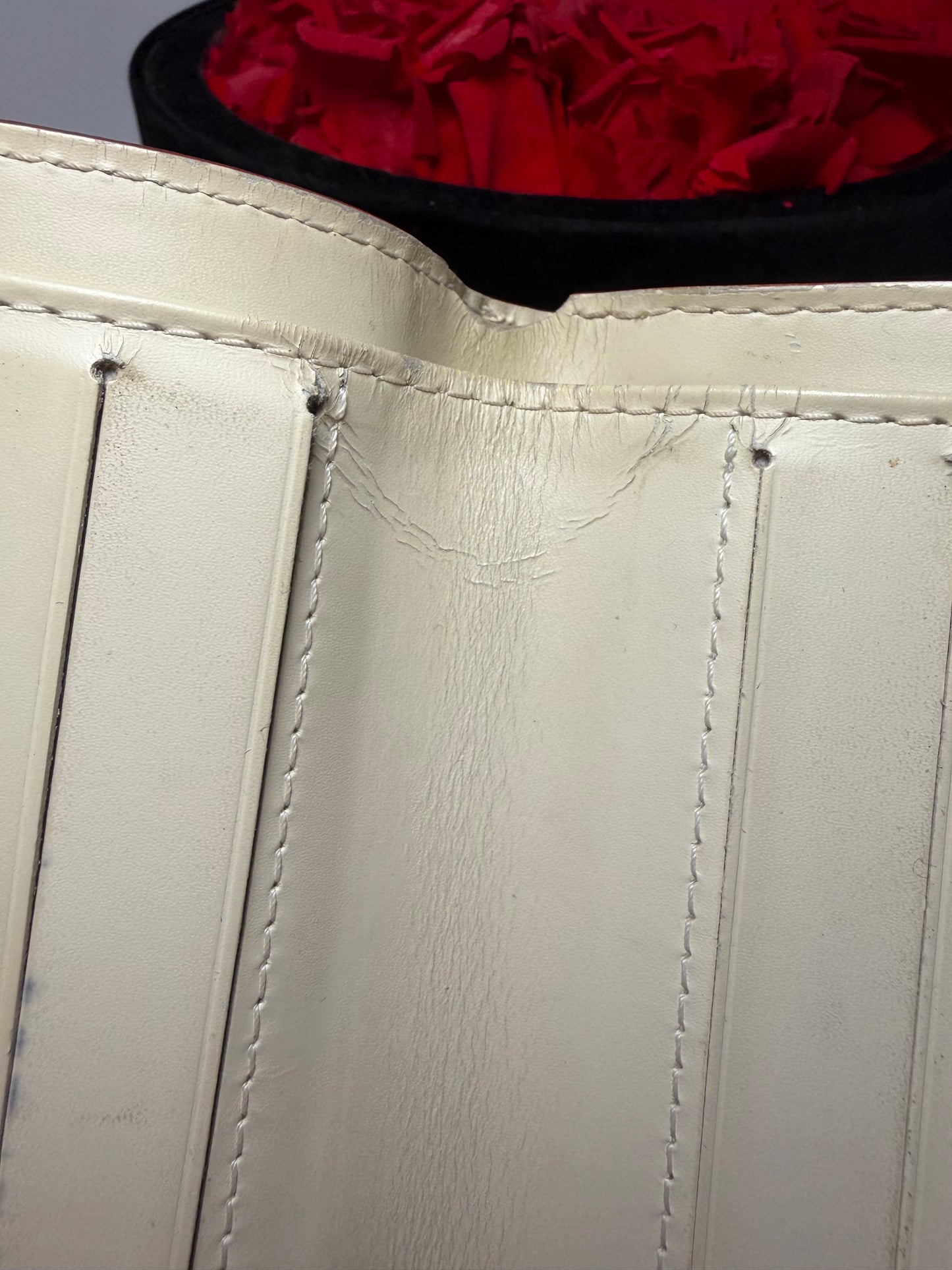 Louis Vuitton Suhali Compact Leather Ivory Wallet