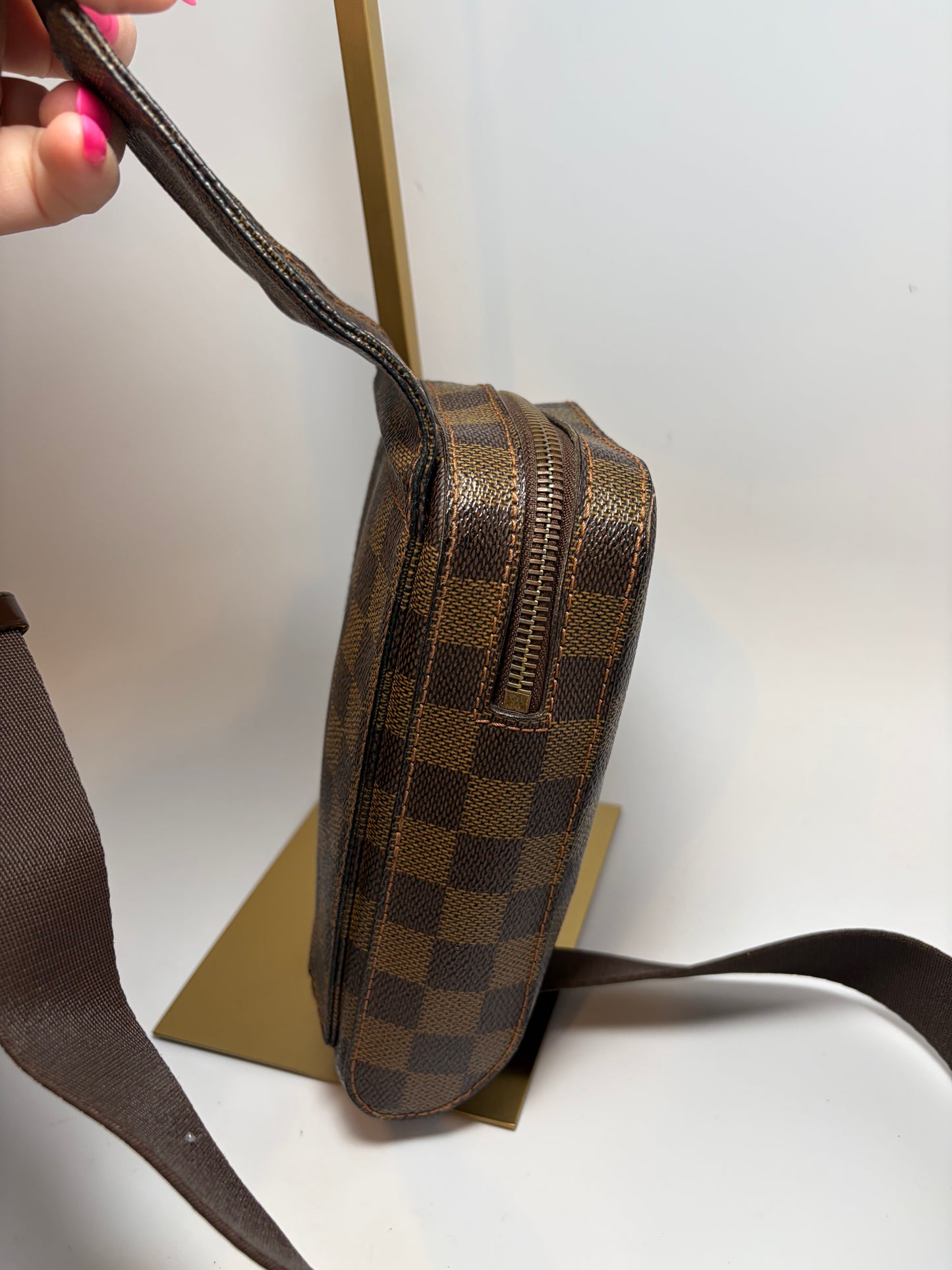 Louis Vuitton Damier Ebene Geronimo Bum Bag