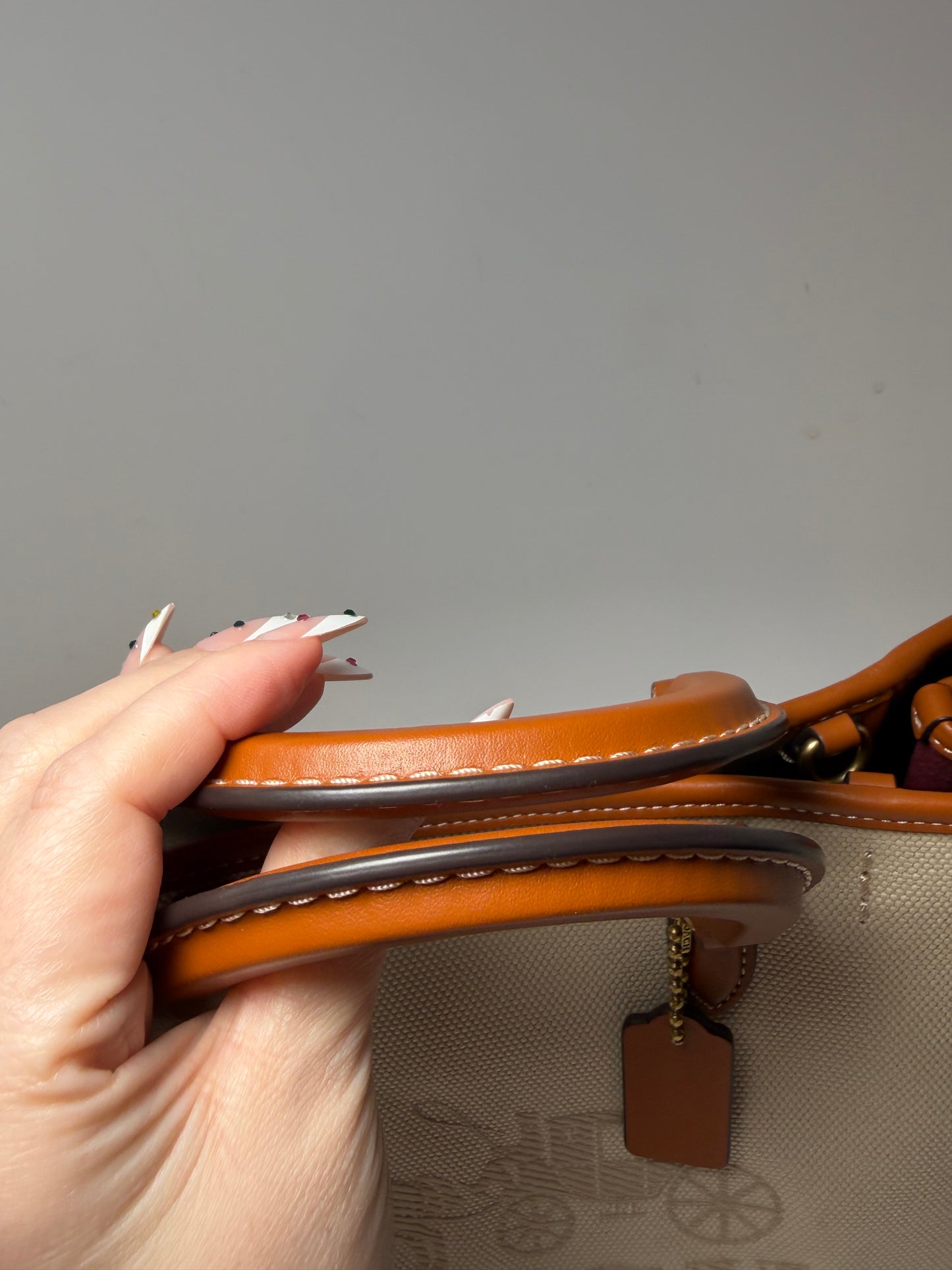 Coach Reese 28 Tote/Shoulder Bag in Natural