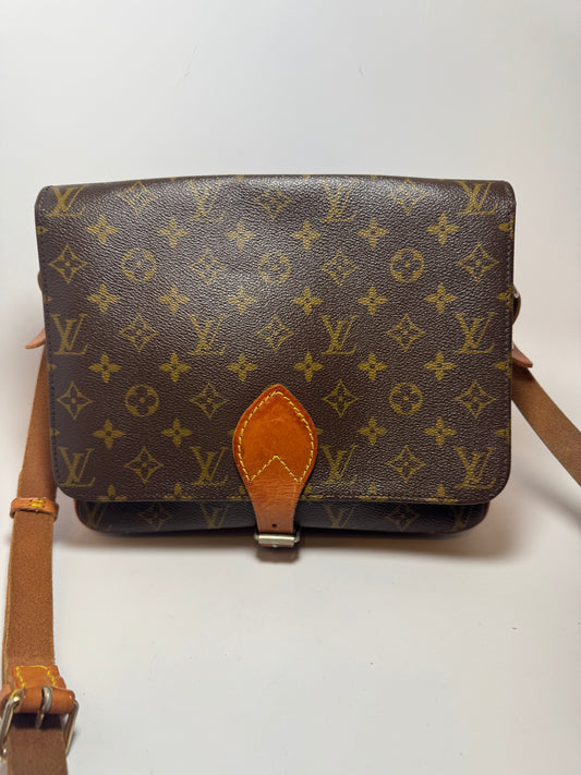 Louis Vuitton Cartouchière GM Monogram Crossbody/Shoulder Bag- Pre Date Code