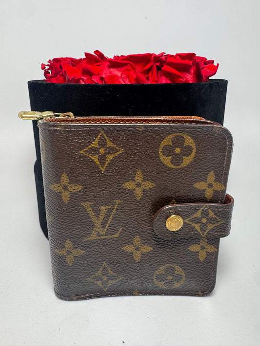 Louis Vuitton Monogram Zippy Compact Wallet