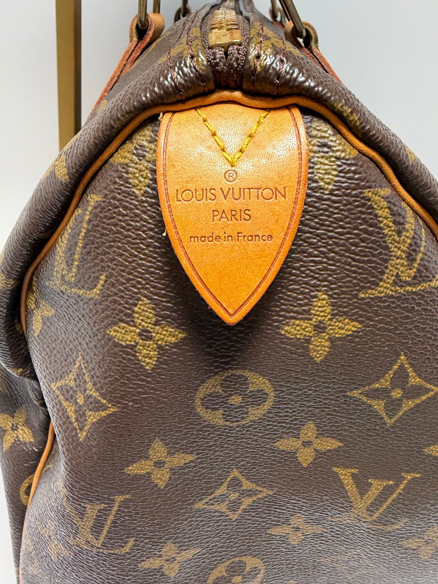 Louis Vuitton Speedy 30 Monogram, Made in France September 1993- comes with lock & key