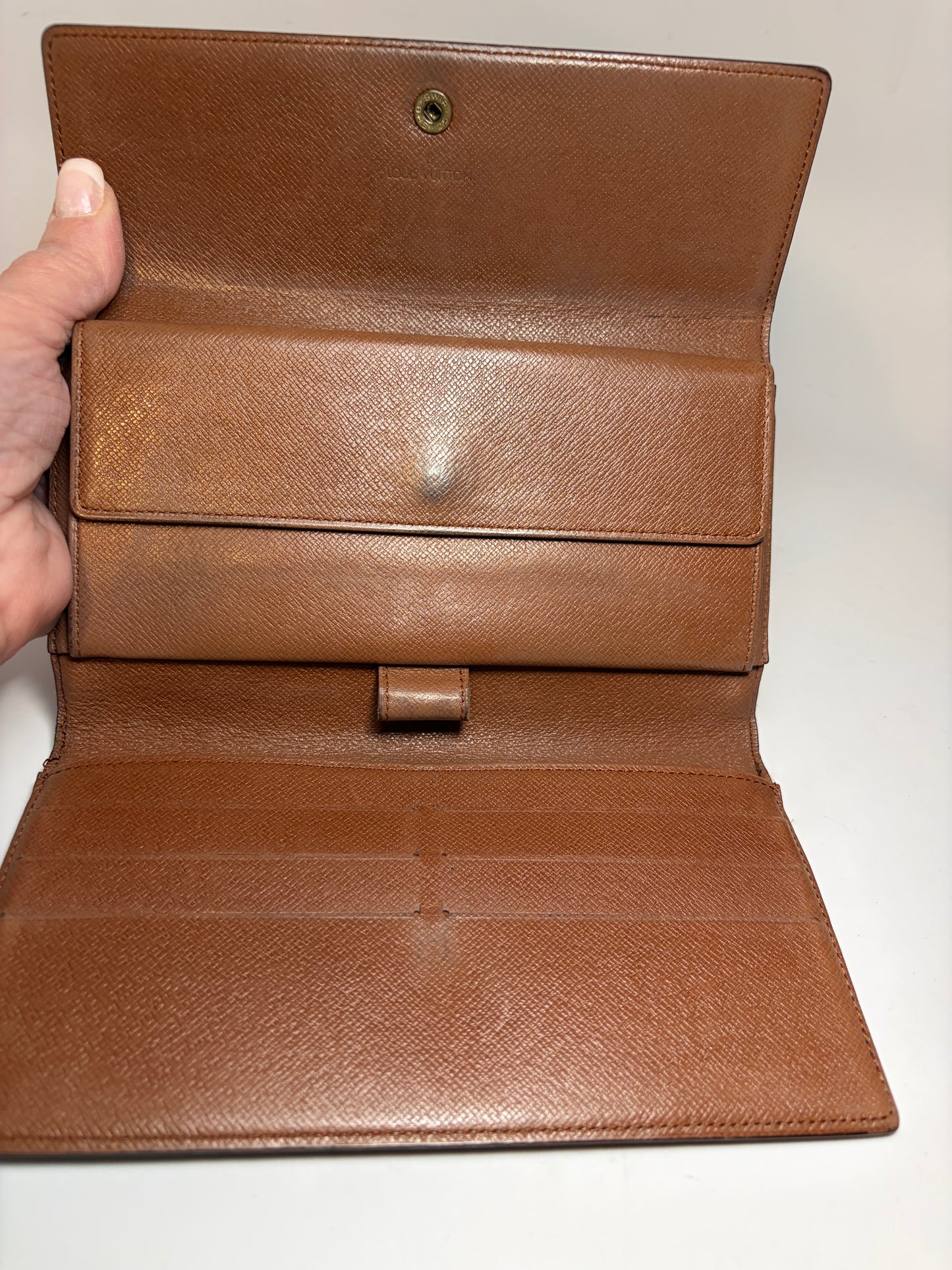 Louis Vuitton Porte Tressor International Monogram Trifold Wallet