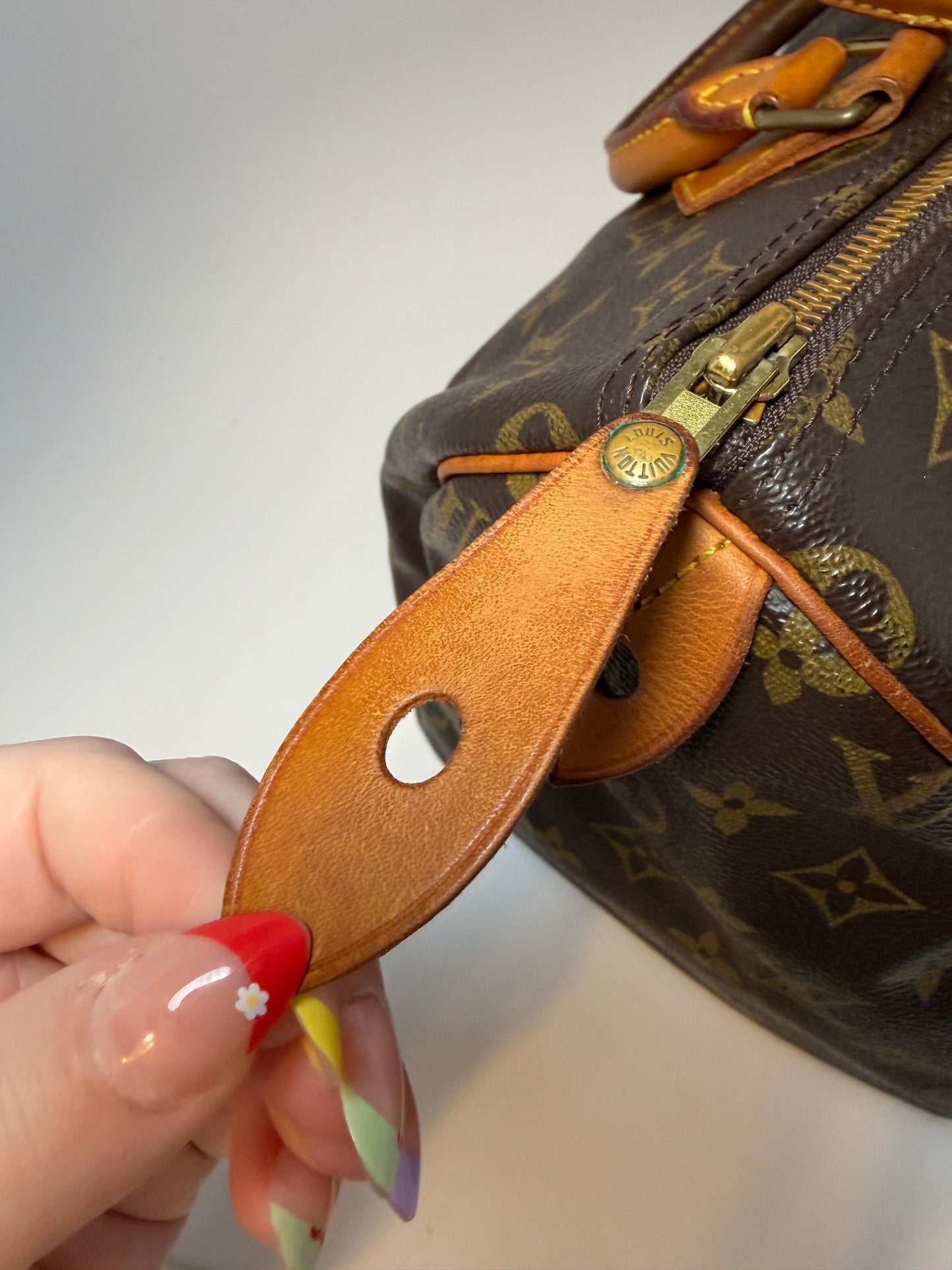 Louis Vuitton Speedy 30 Monogram, Made in France June 1993 w/Certificate of Authenticity
