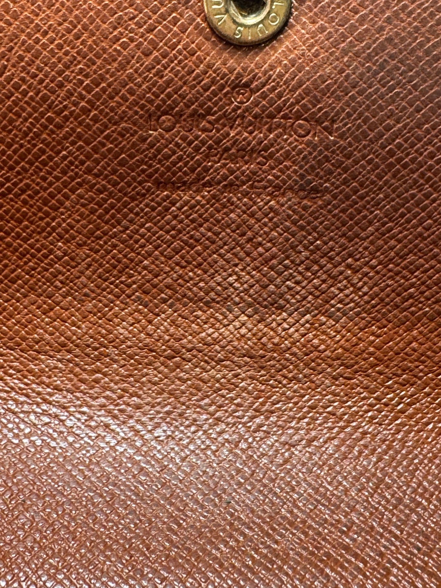 Louis Vuitton Monogram Sarah Wallet- Fair Condition