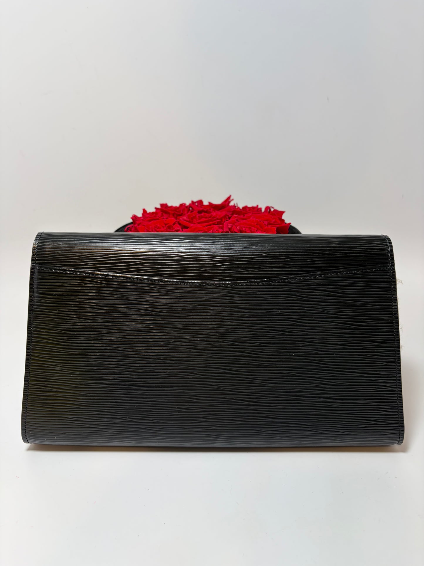 Louis Vuitton Art Deco Black Epi Leather Clutch