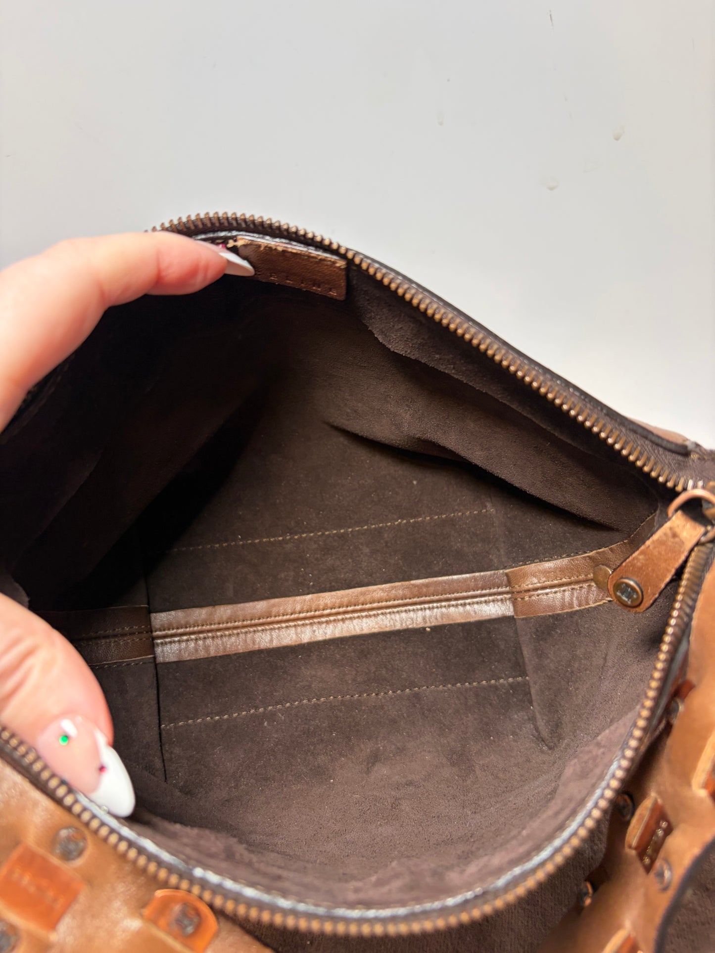 Vintage Celine Leather Shoulder Bag w/COA