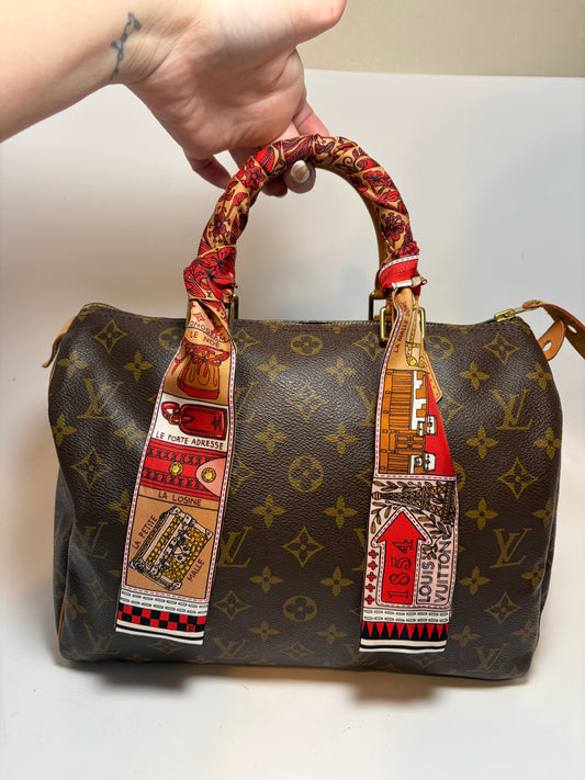 Louis Vuitton Silk Jeu De Louis BB Bandeau 1854