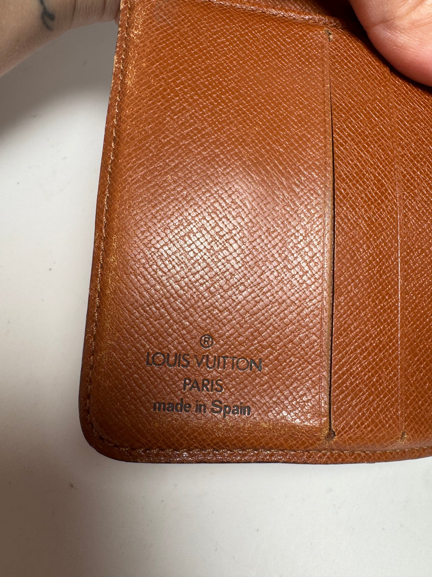Louis Vuitton Monogram Compact Zippy Wallet Made in Spain, May 1998