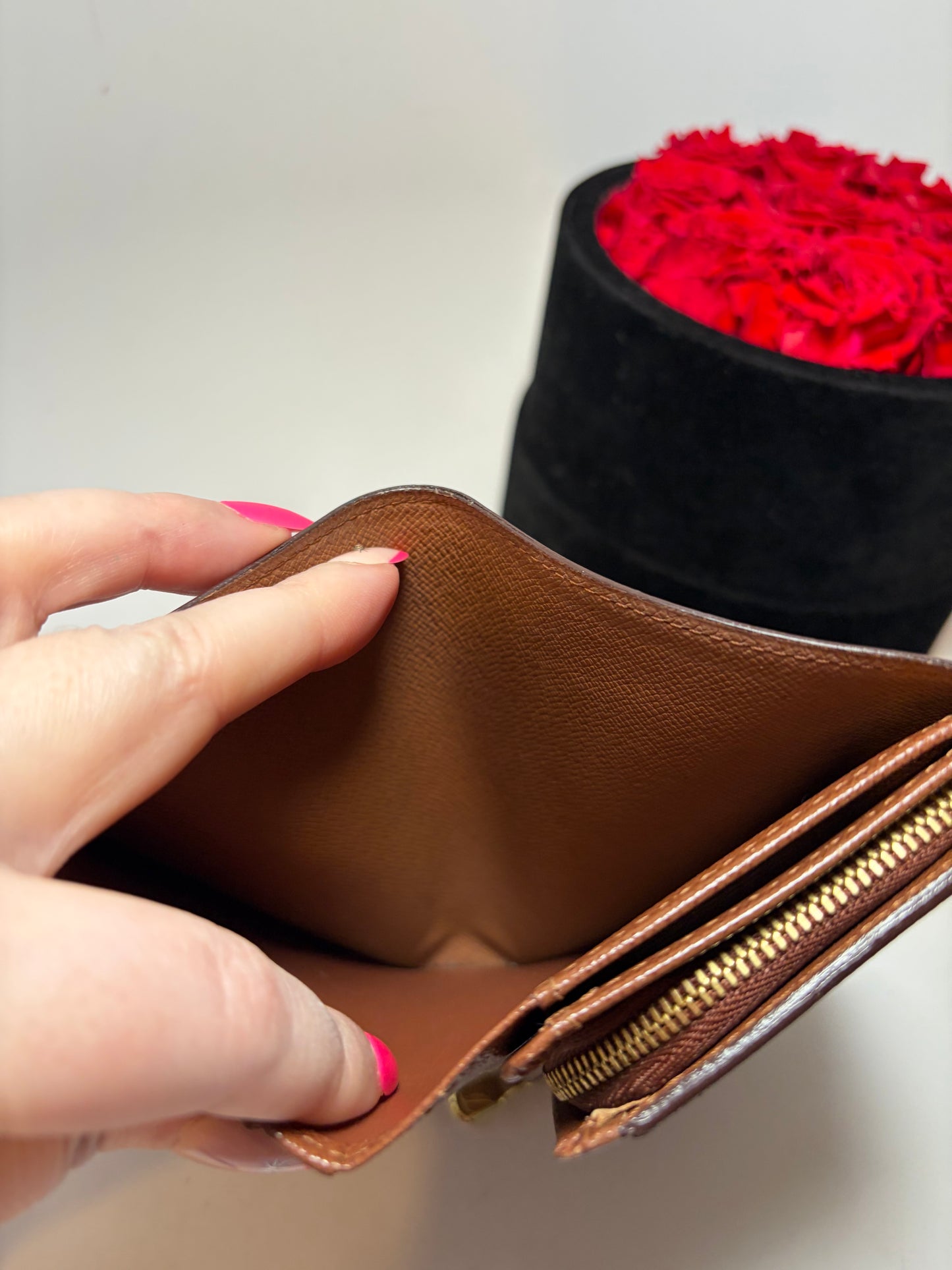 Louis Vuitton Porte Monnaie Tressor Monogram Wallet