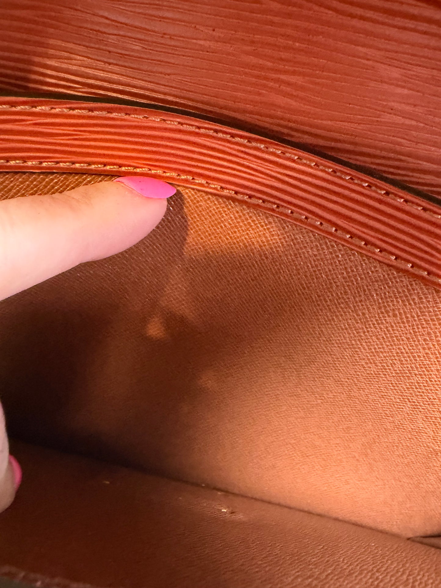 Louis Vuitton Pochette Sellier Draggone Clutch/Wristlet Kenyan Fawn Brown Epi Leather