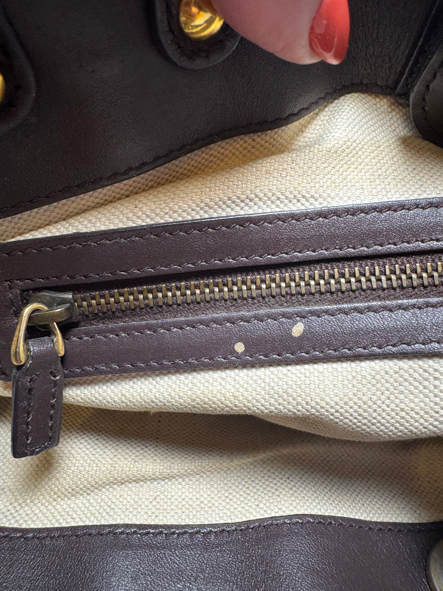 Gucci Brown Guccissima Scarlett Tote Bag