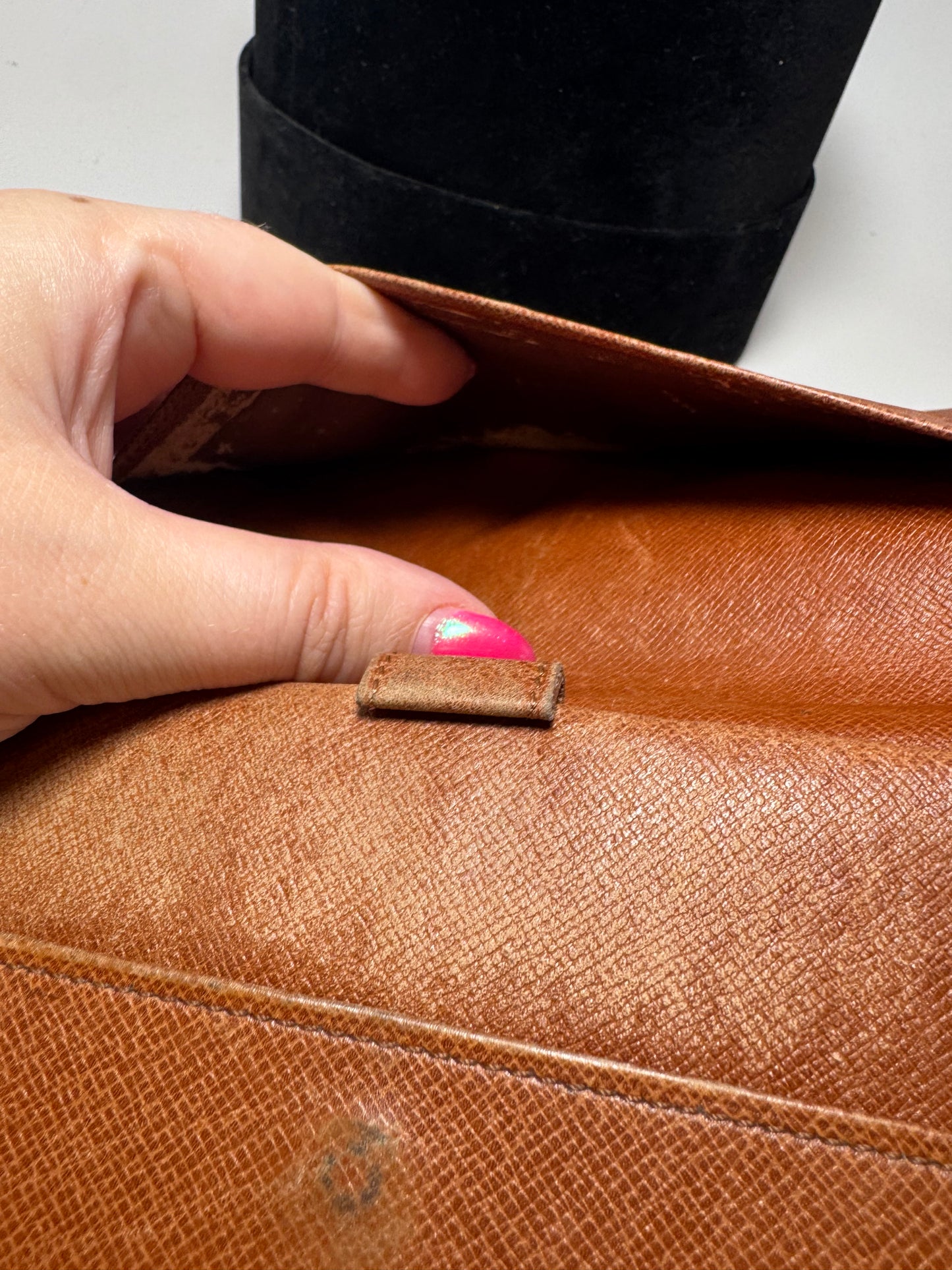 Louis Vuitton Sarah Trifold Monogram Wallet on Chain