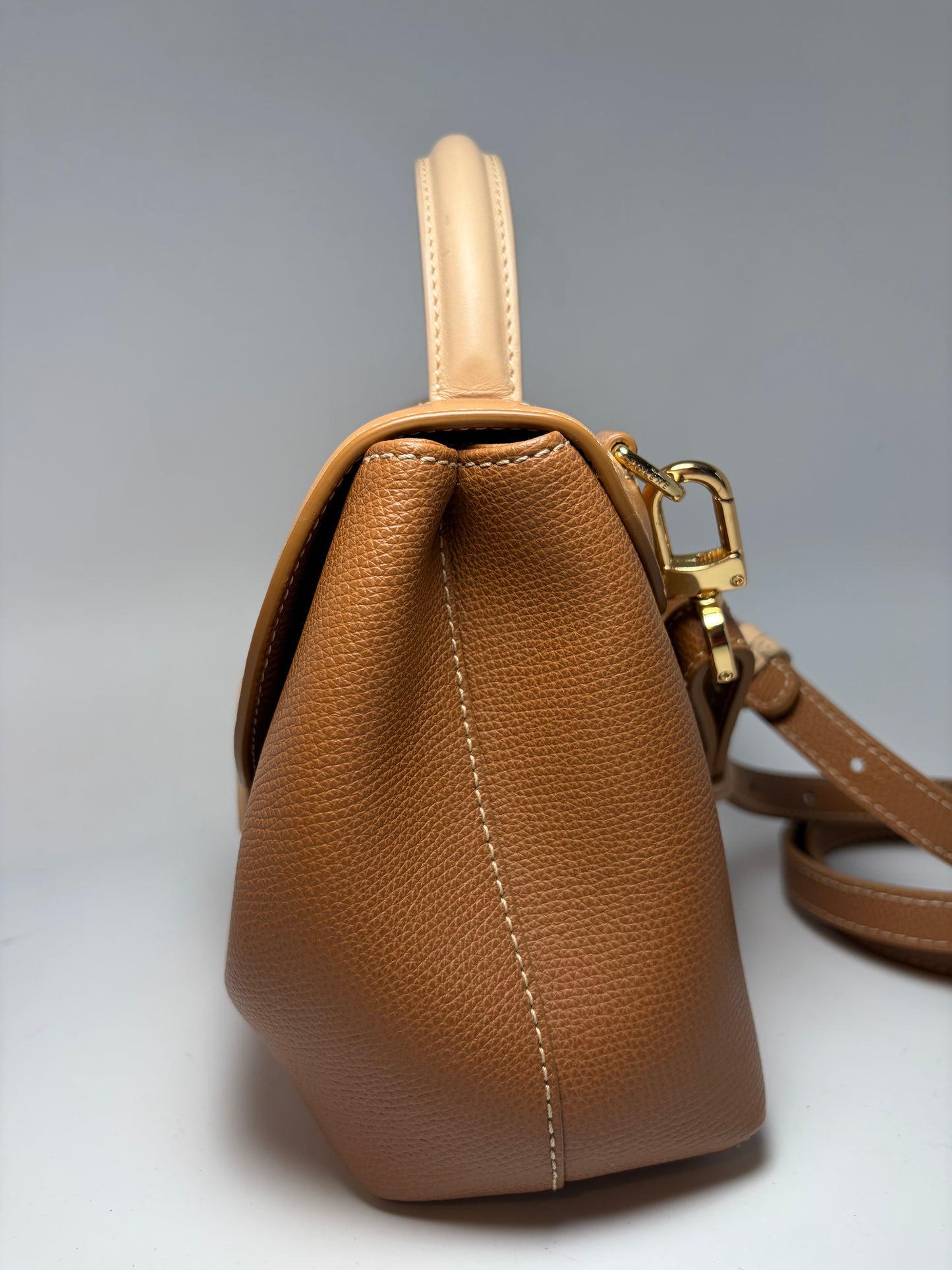 Polène Un Nano Trio Camel Crossbody