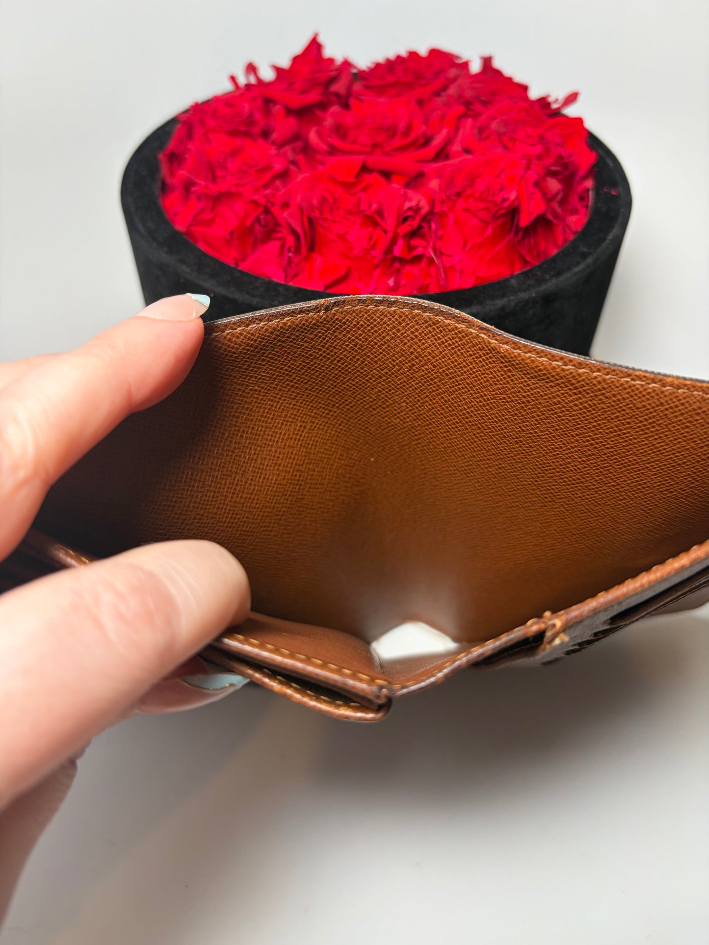 Louis Vuitton Porte Tressor Etui Papier Passport Wallet Monogram