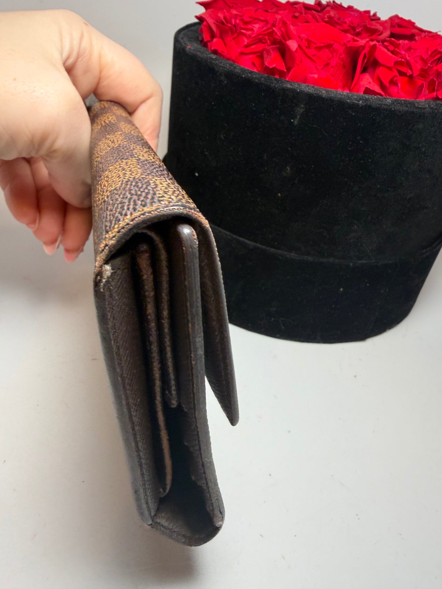 Louis Vuitton Damier Ebene Paper Etui Trifold Wallet