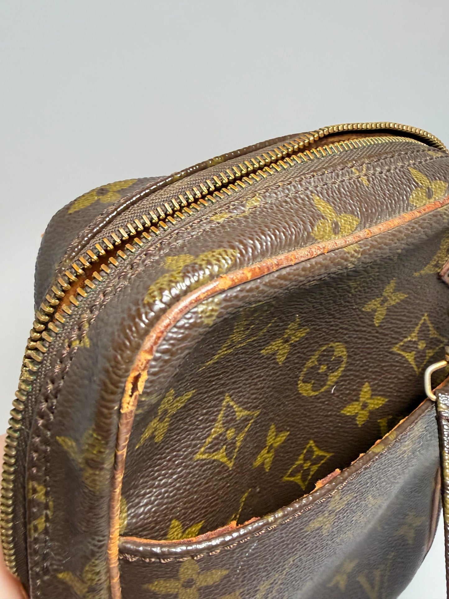 Louis Vuitton Mini Danube Momogram Crossbody-fair condition